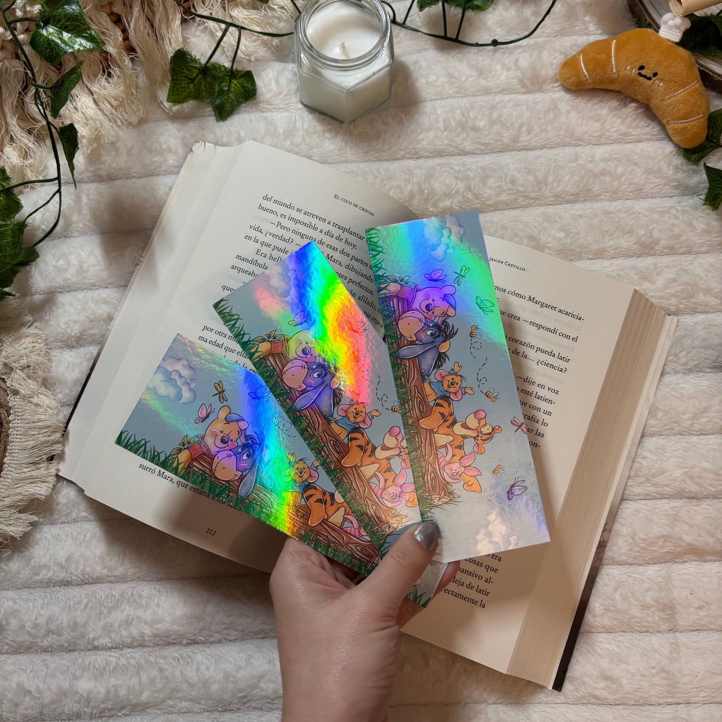 Marcapáginas Winnie the Pooh holográfico