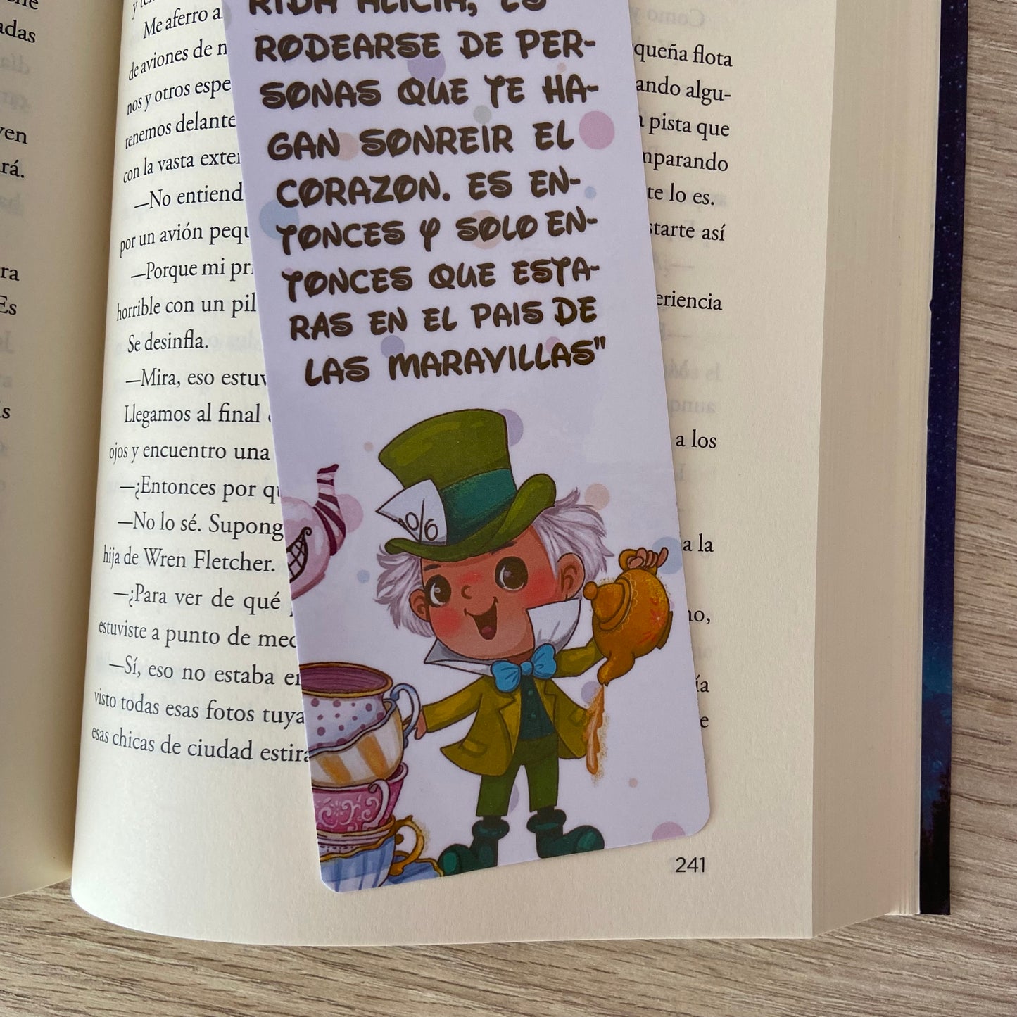 Marcapáginas El sombrerero
