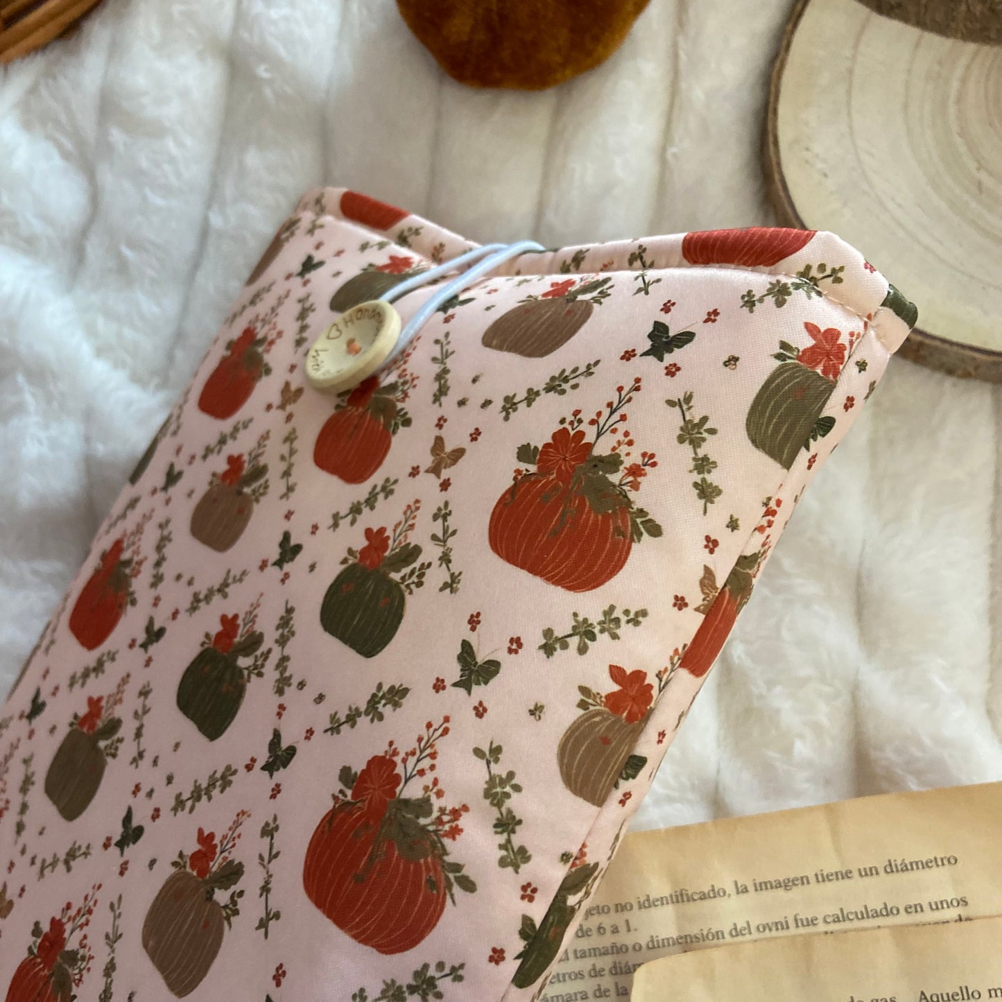 Funda literaria calabazas mágicas