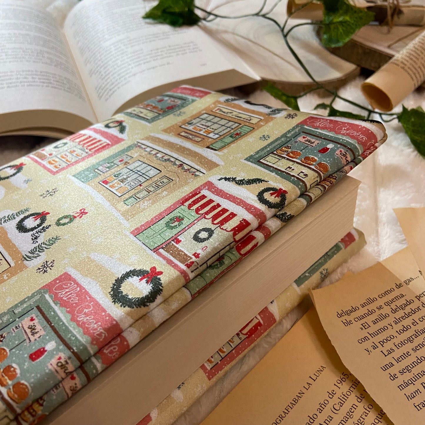 Funda ajustable tiendas navideñas