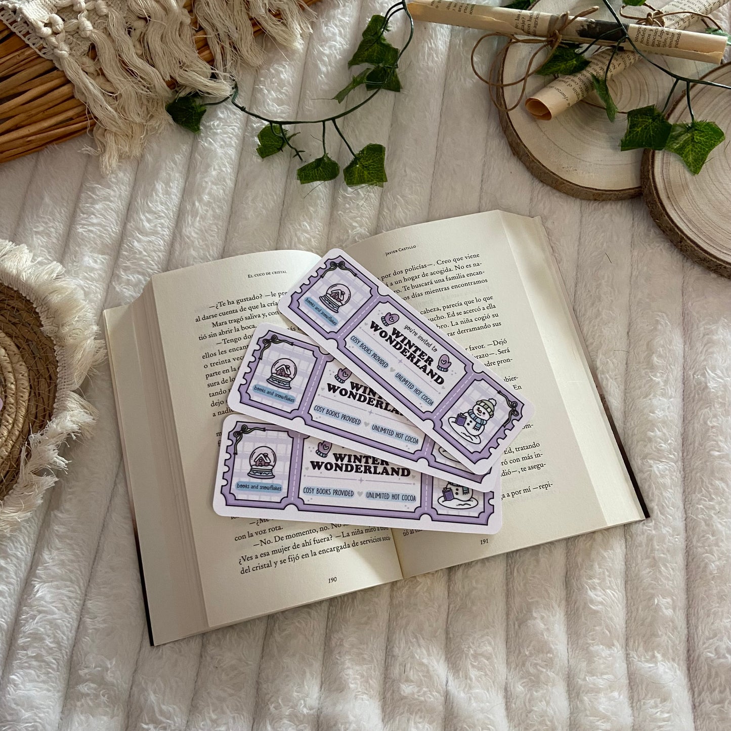 Marcapáginas Winter wonderland