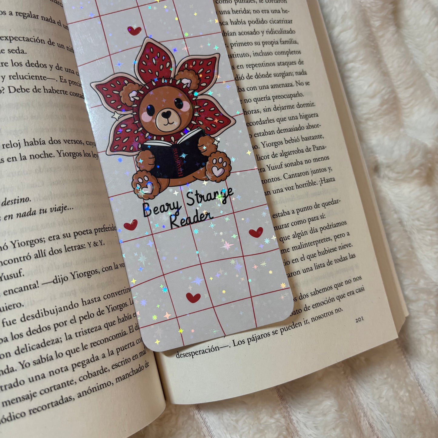 Pack 2 marcapáginas Beary Strange Reader