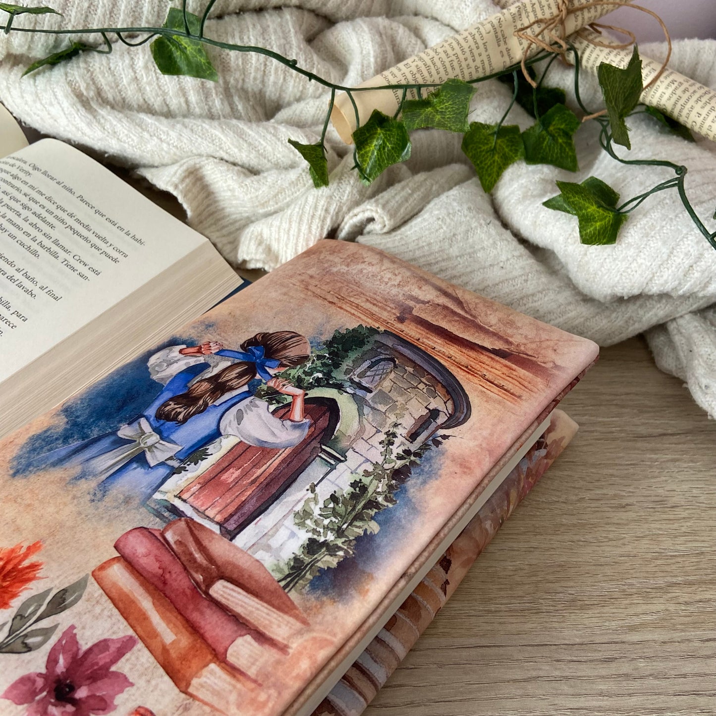 Funda ajustable Bella en acuarela