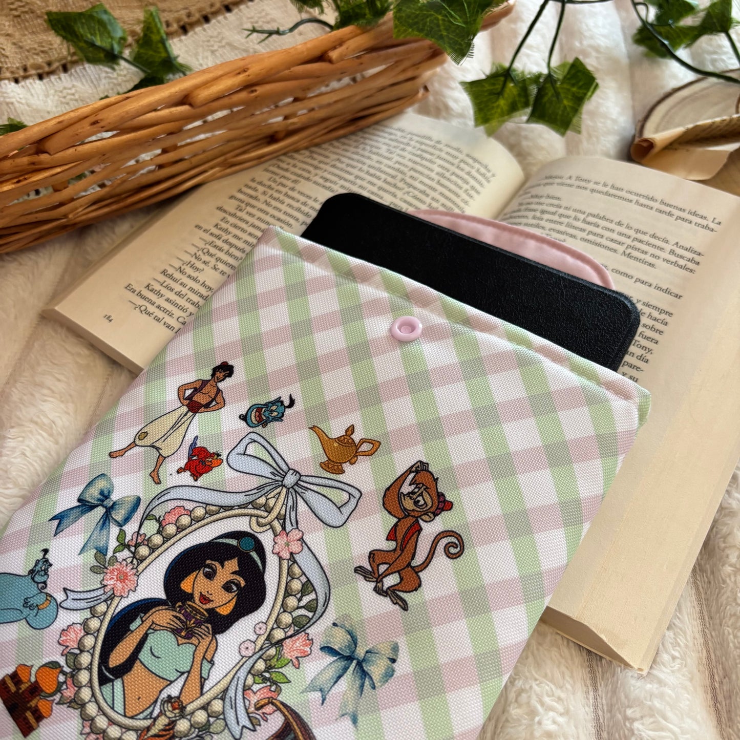 Funda kindle/kobo princesa Jasmín impermeable