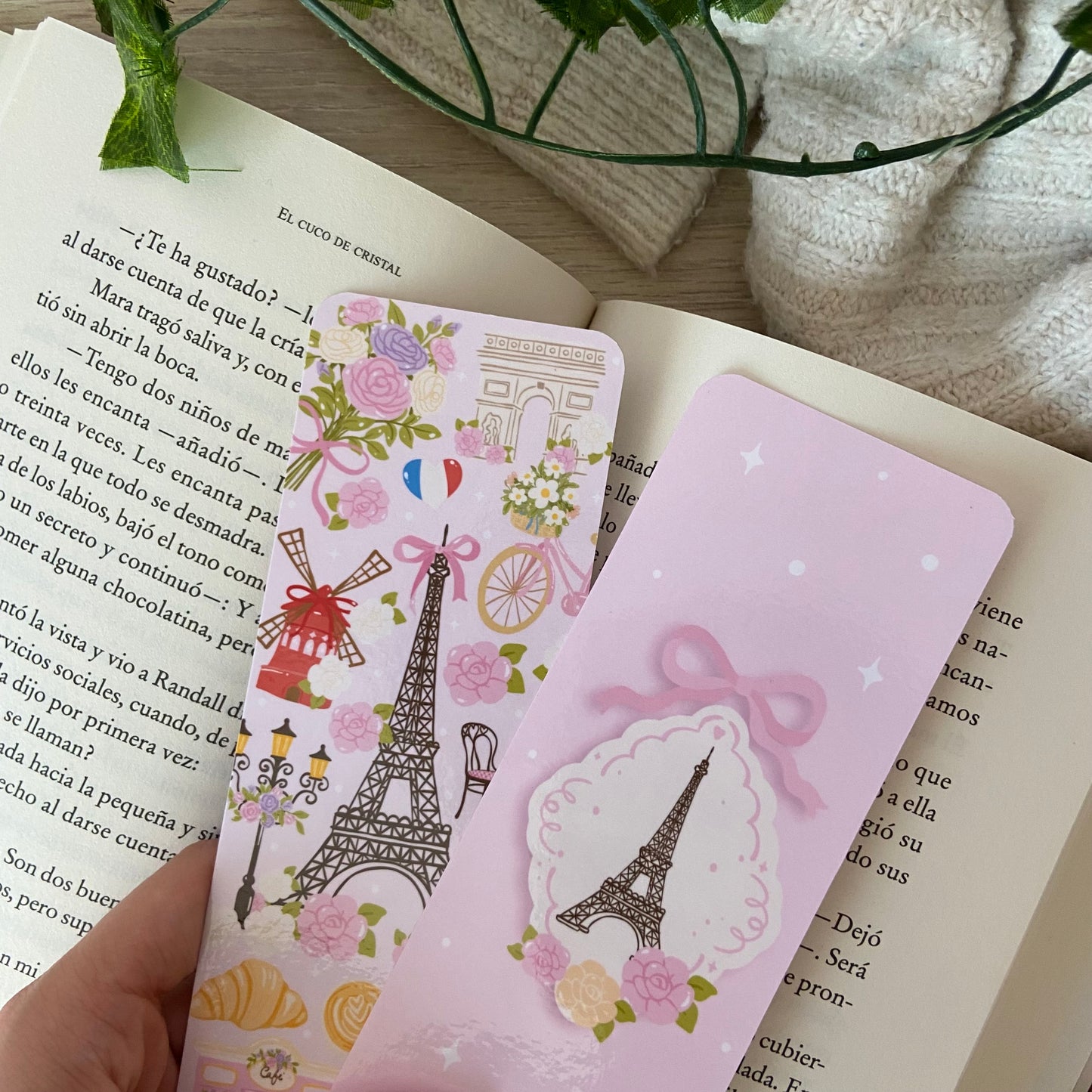 Pack 2 marcapáginas París + Torre Eiffel