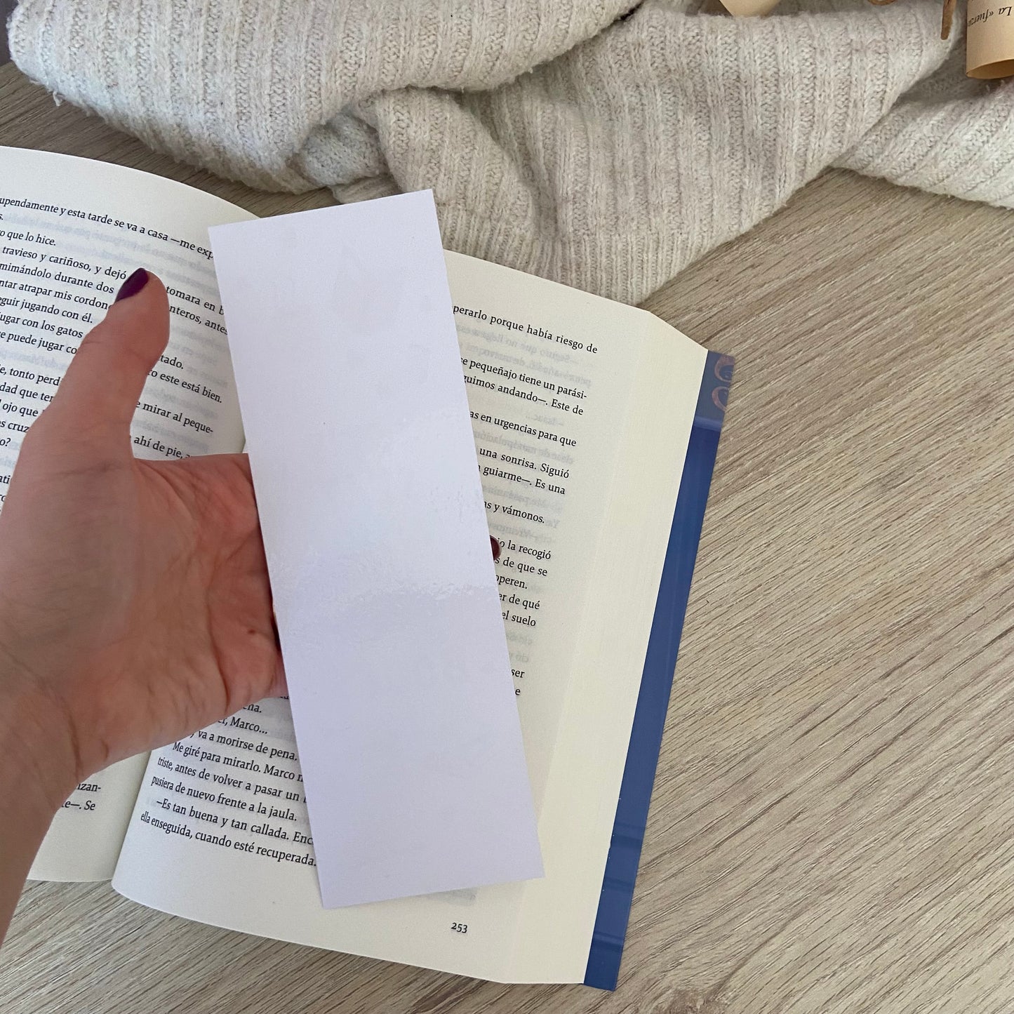 Marcapáginas let’s stay inside and read books