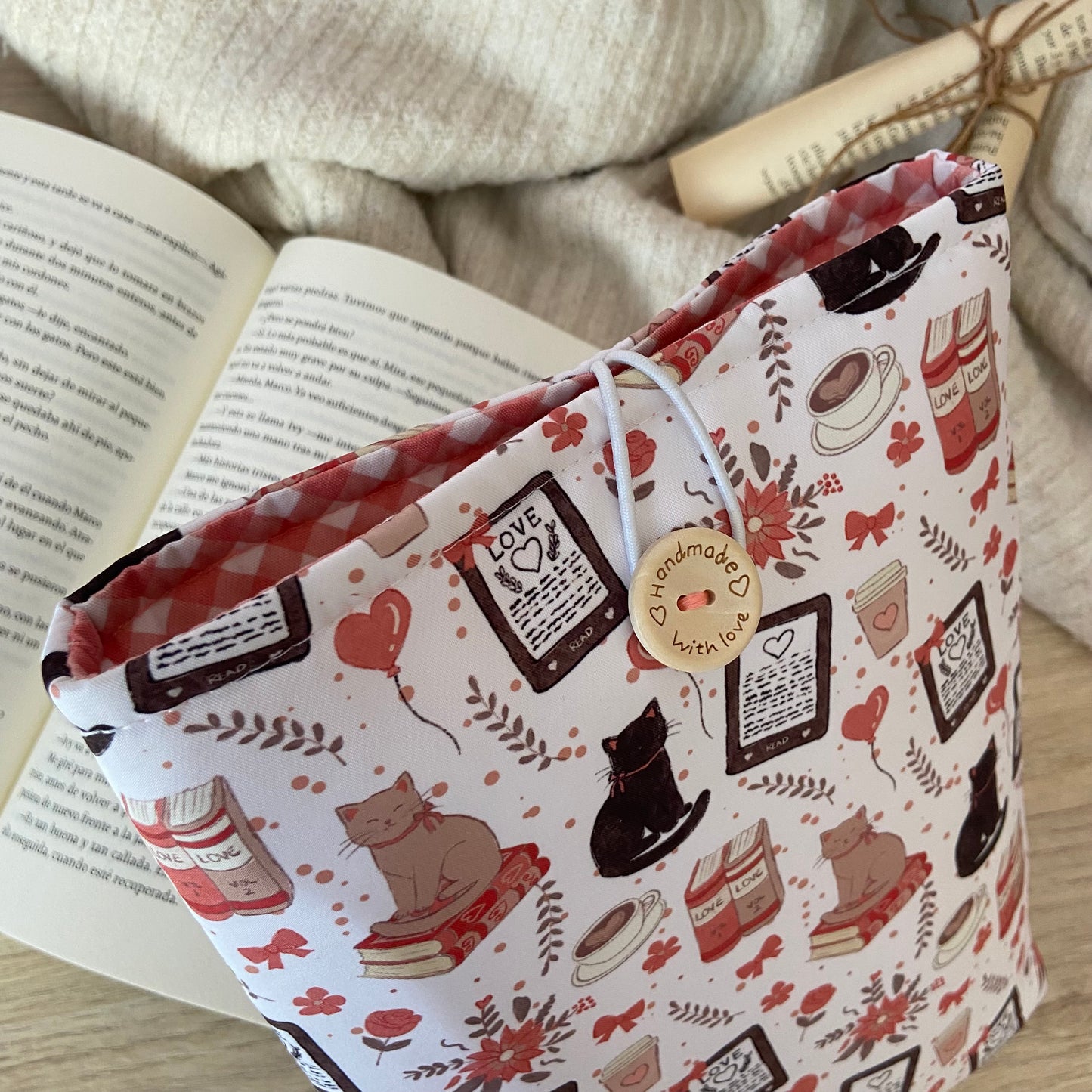 Funda literaria lectura kindle cozy