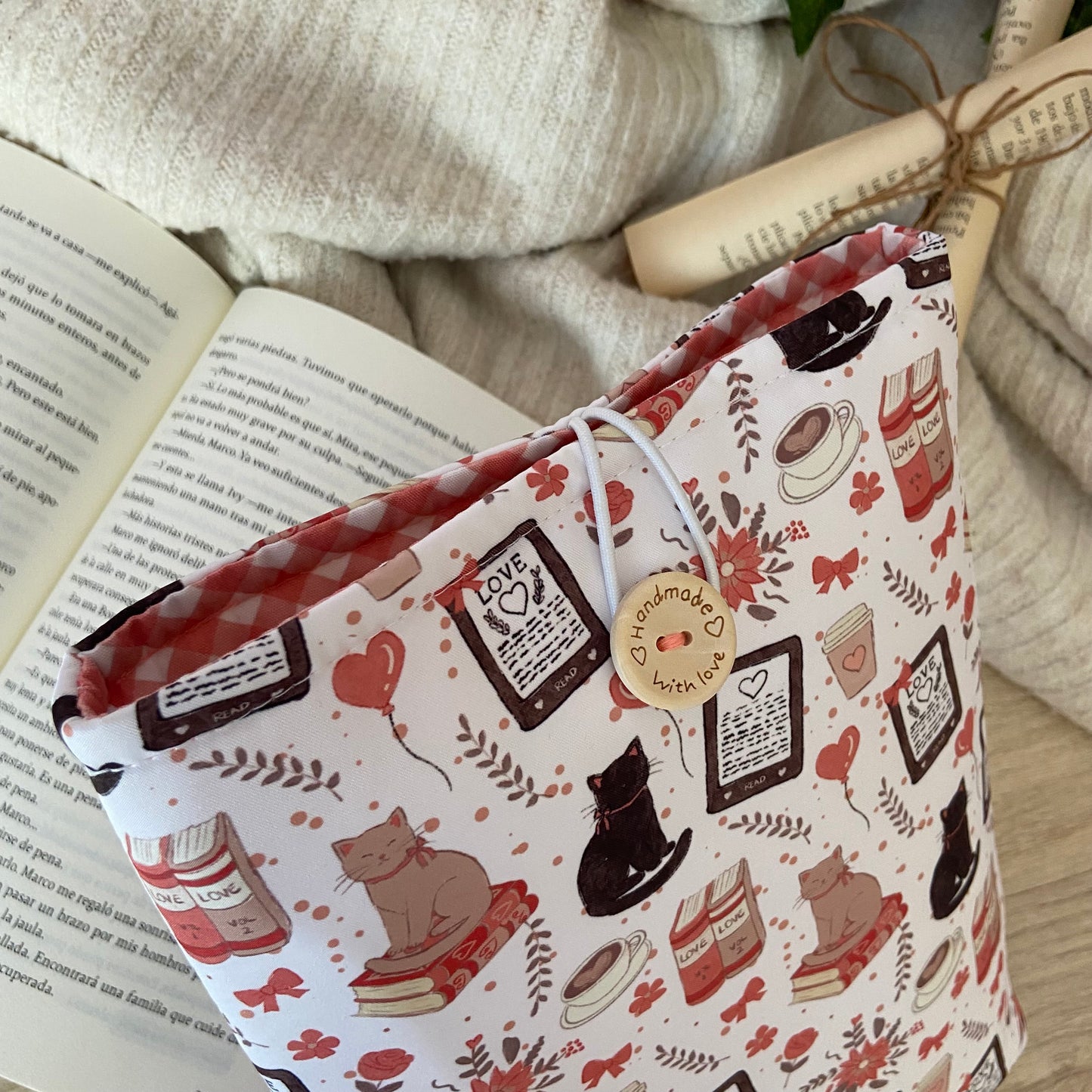 Funda literaria lectura kindle cozy