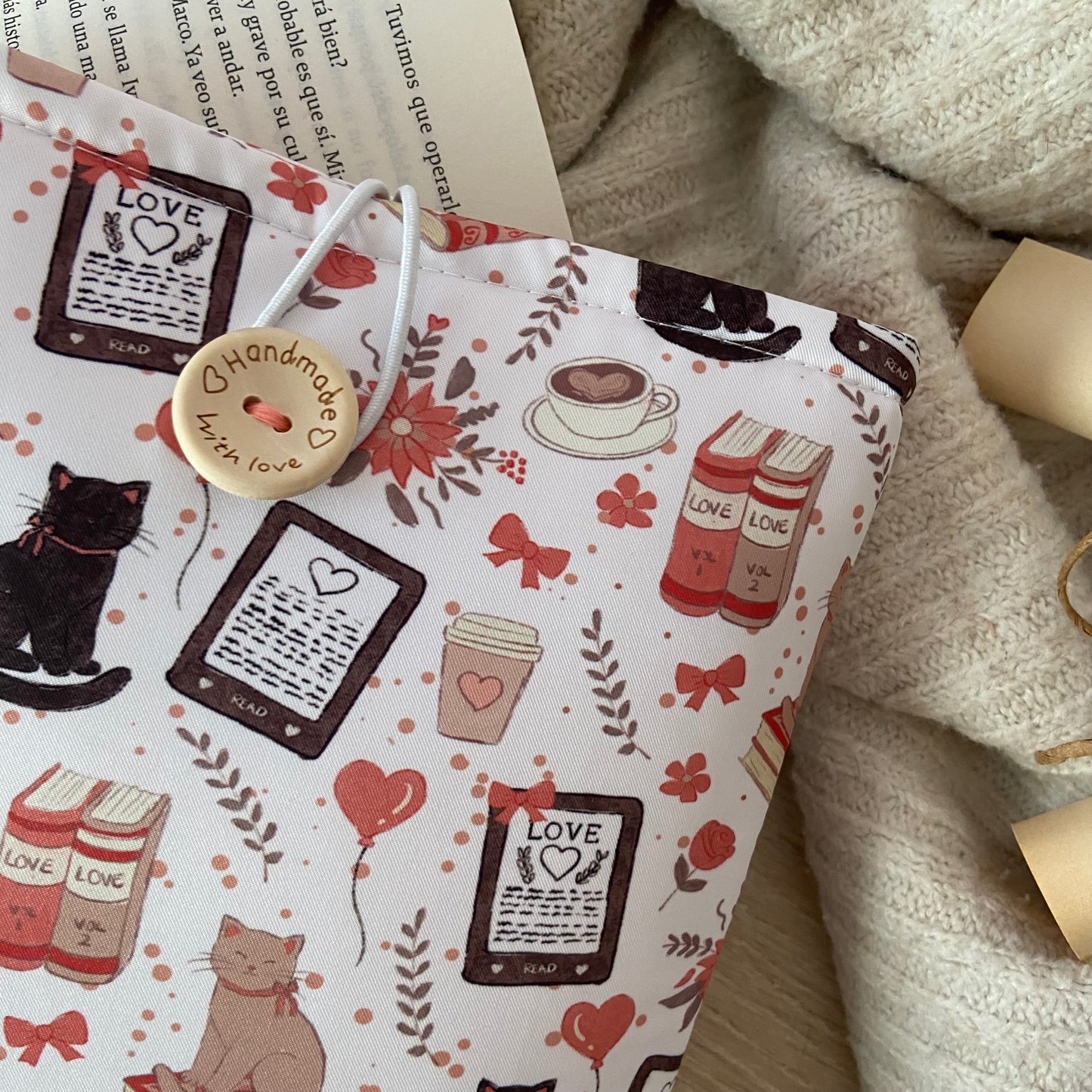 Funda literaria lectura kindle cozy