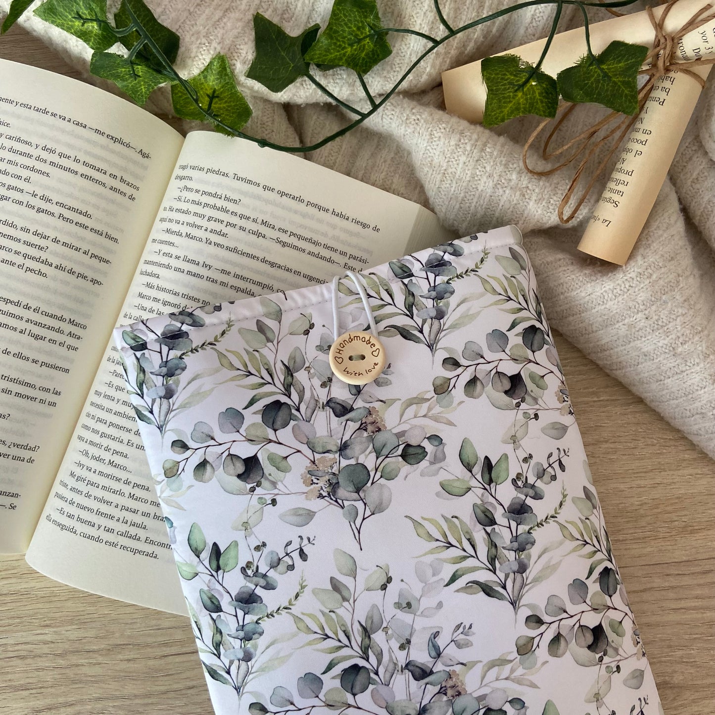 Funda literaria eucaliptos