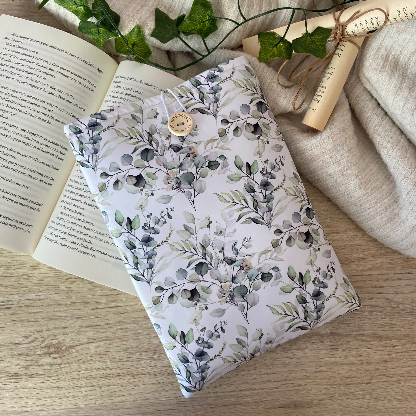 Funda literaria eucaliptos
