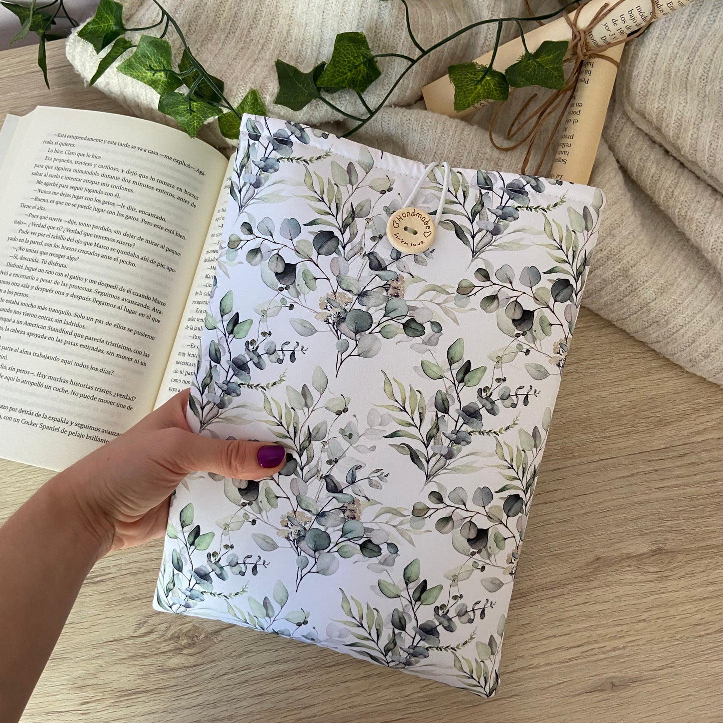 Funda literaria eucaliptos