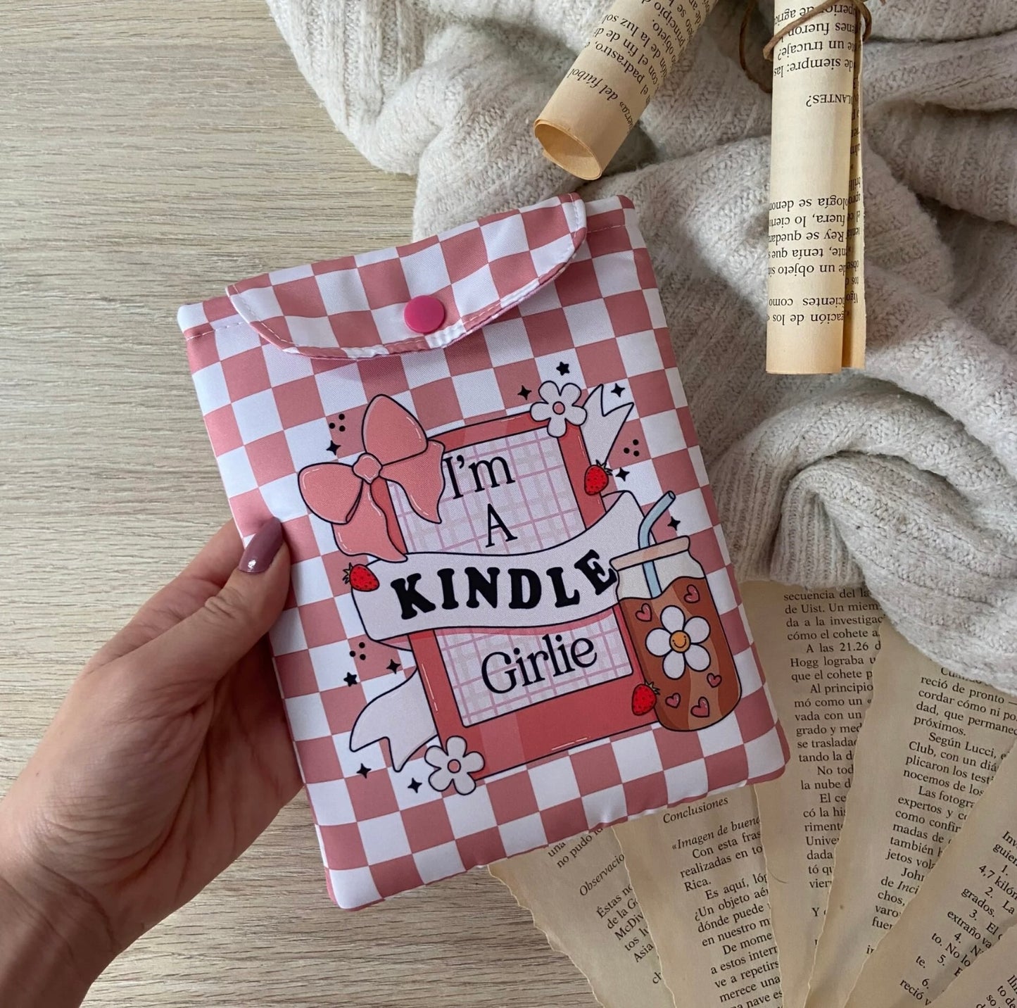 Funda kindle/kobo libra colour I’m a kindle girlie