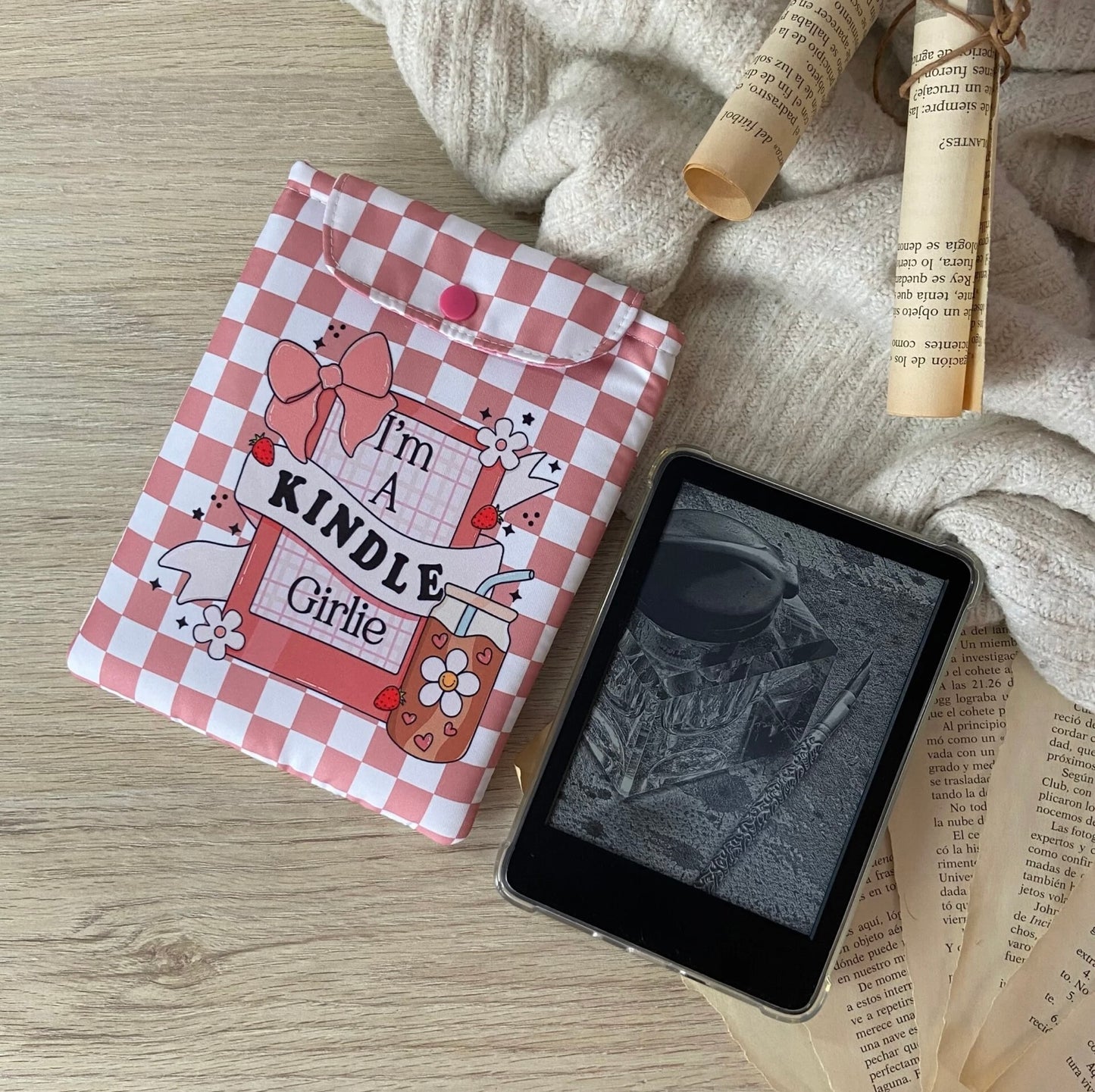 Funda kindle/kobo libra colour I’m a kindle girlie