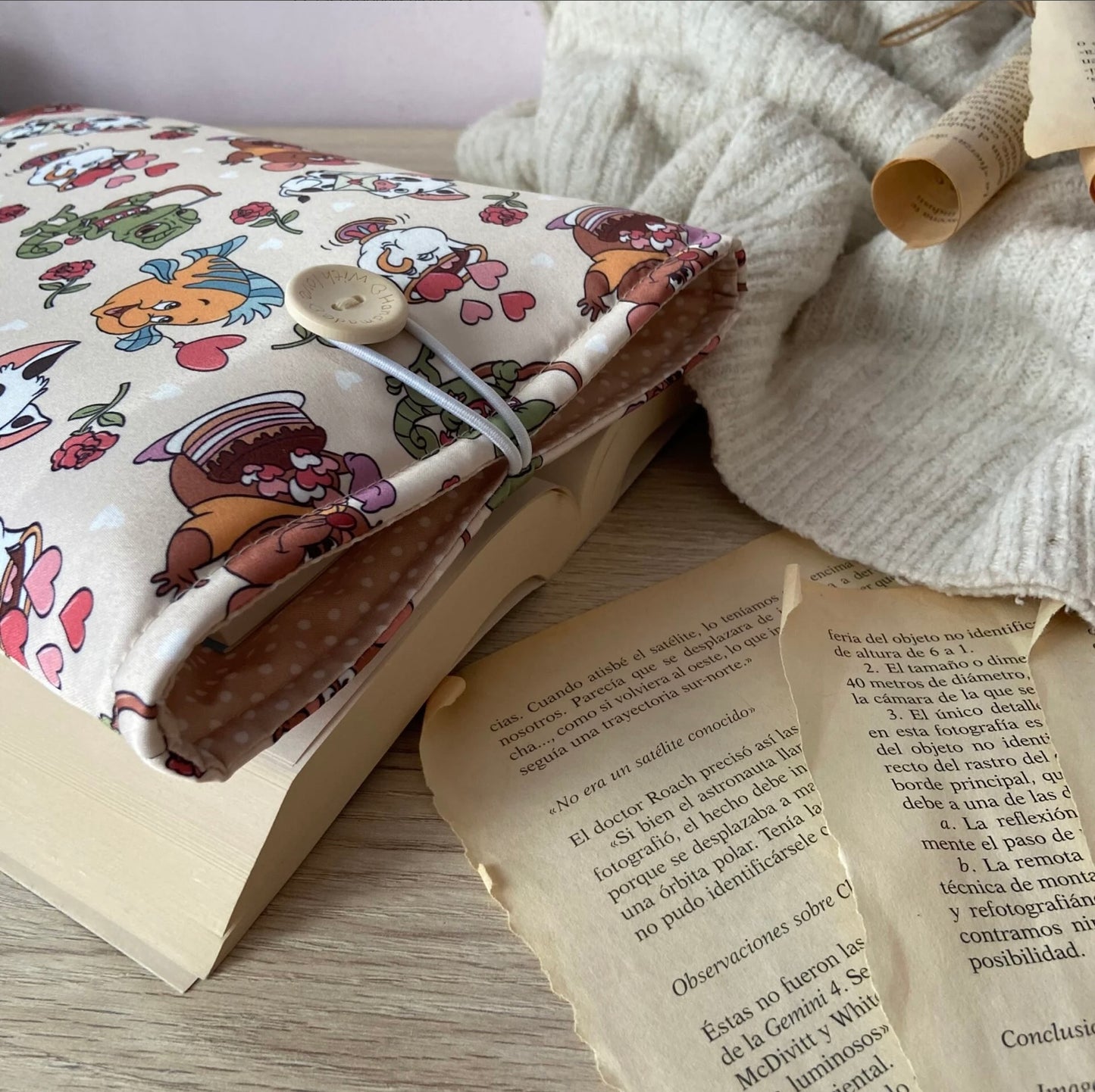 Funda literaria mascotas Disney