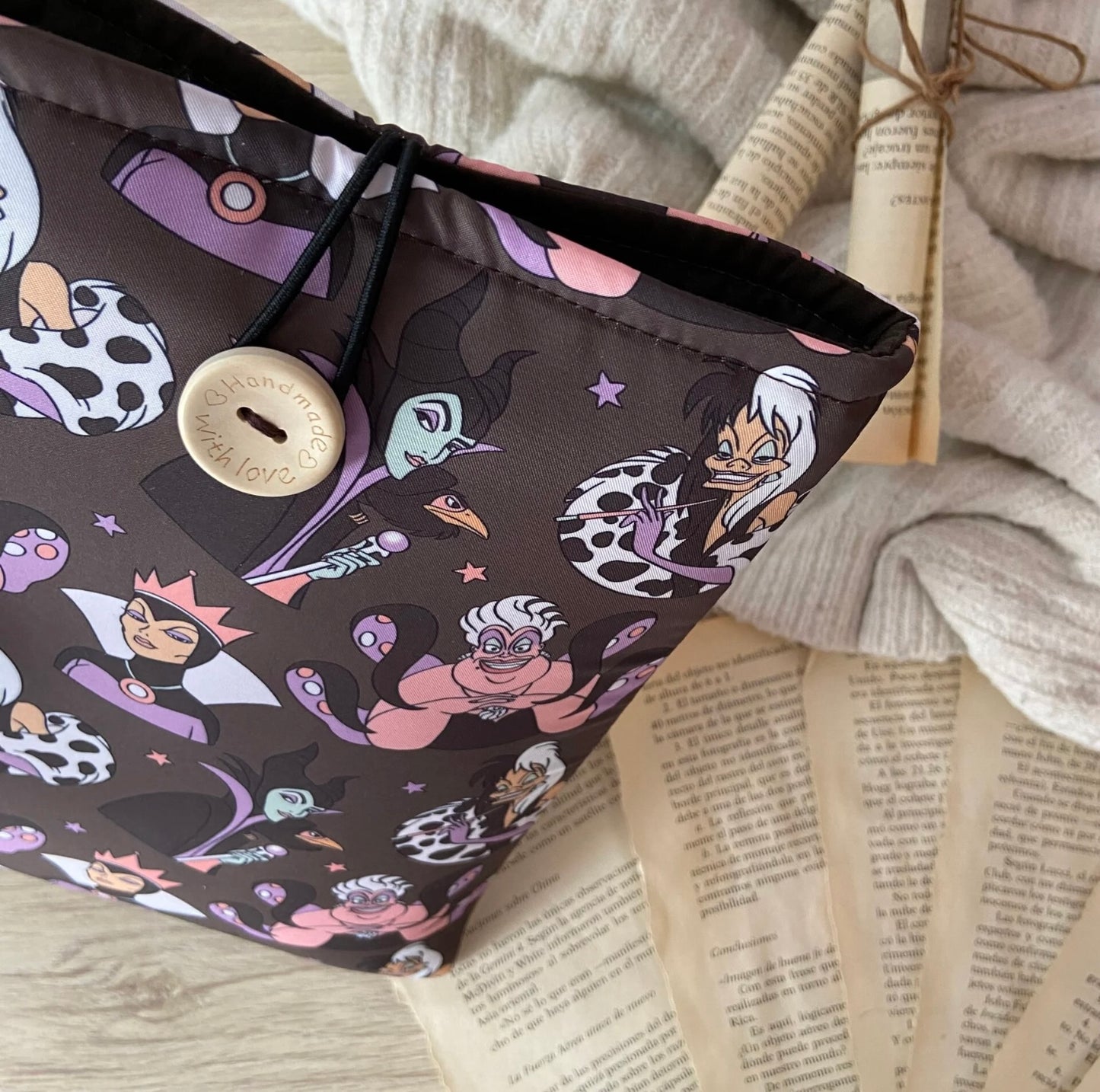 Funda literaria villanas Disney