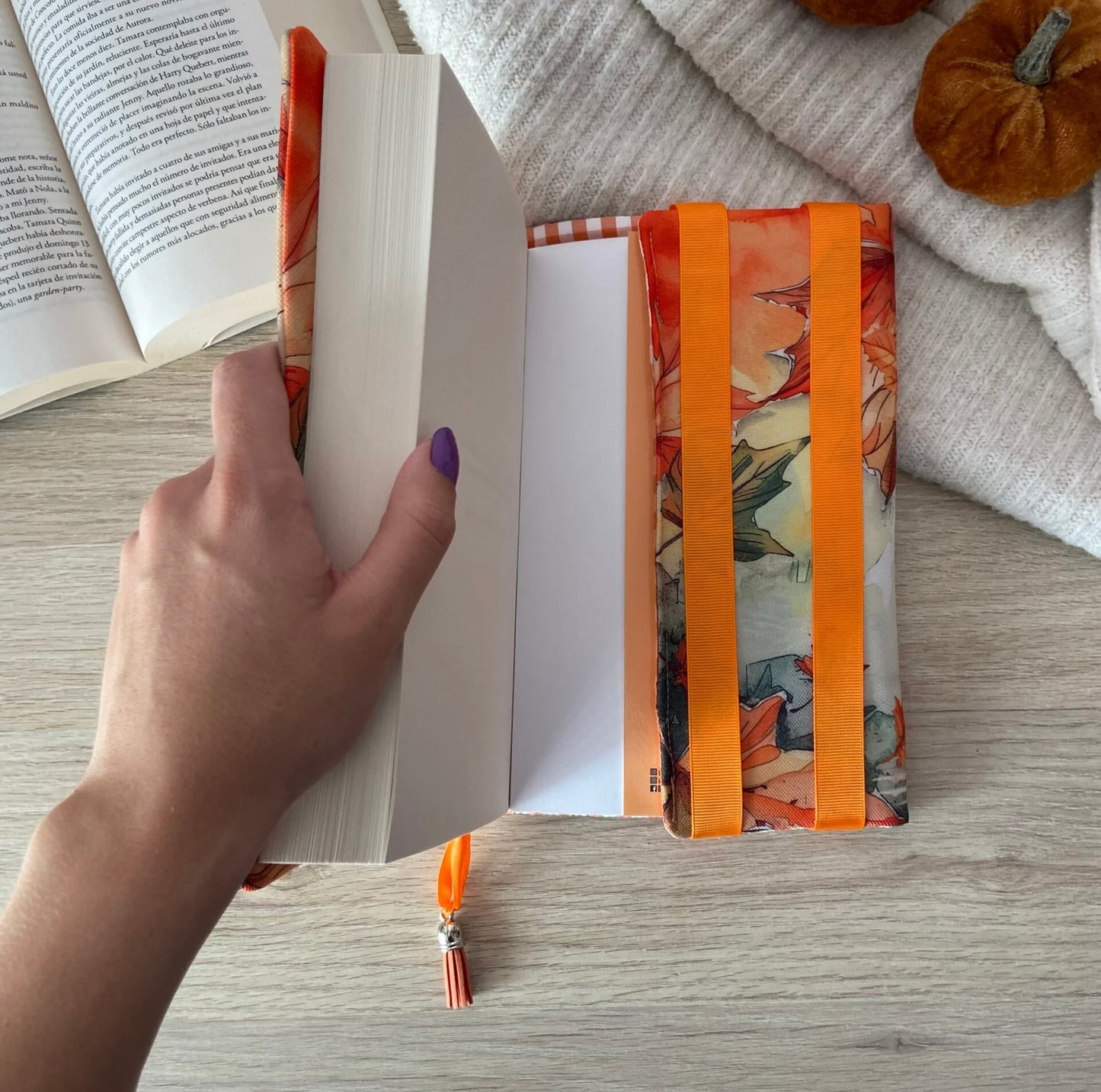Funda ajustable gnomo de otoño