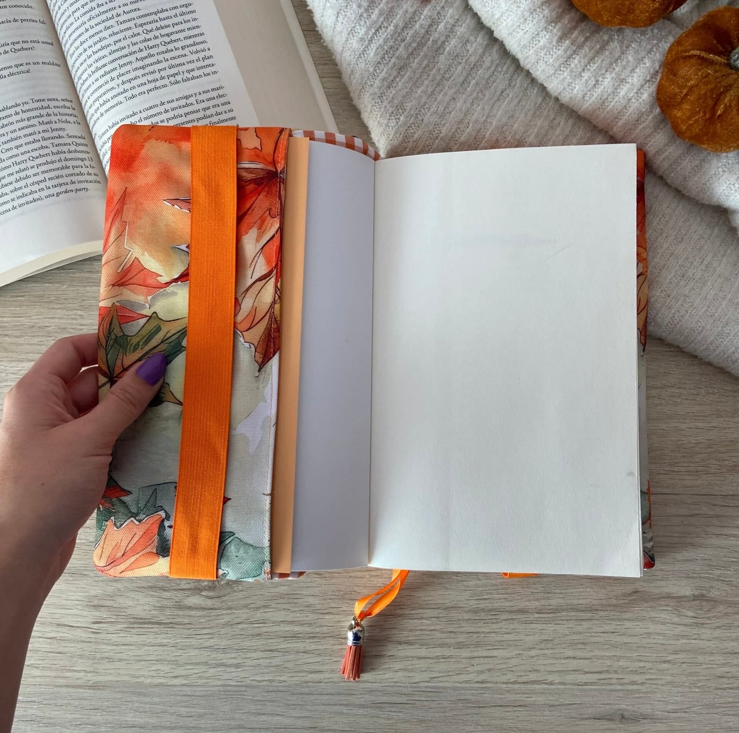Funda ajustable gnomo de otoño