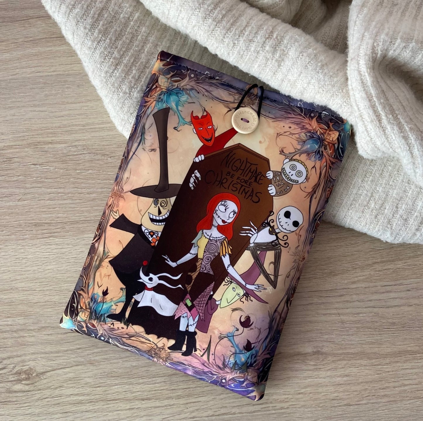 Funda literaria Pesadilla antes de Navidad