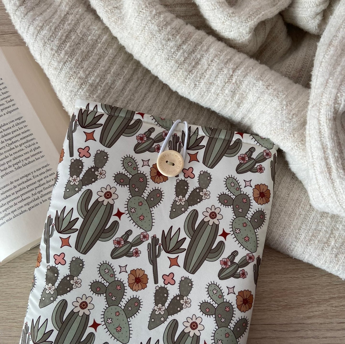 Funda literaria los cactus