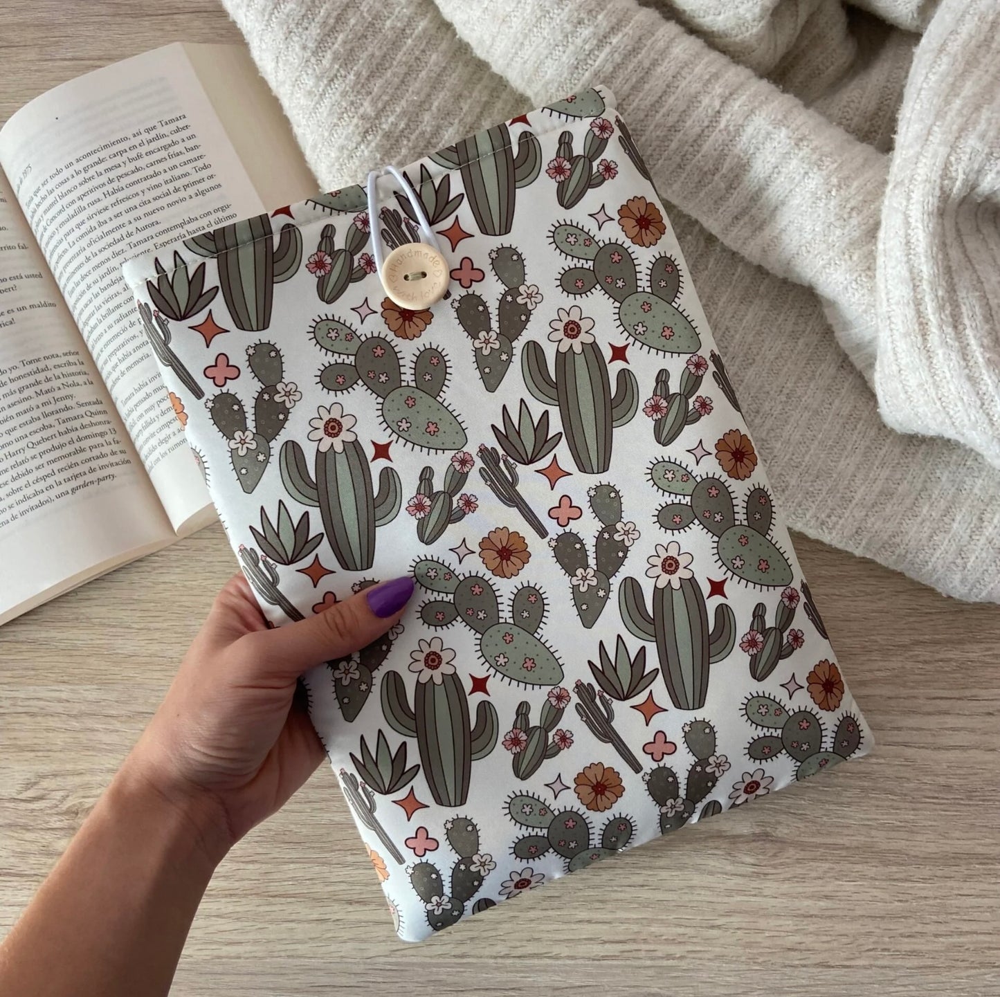 Funda literaria los cactus