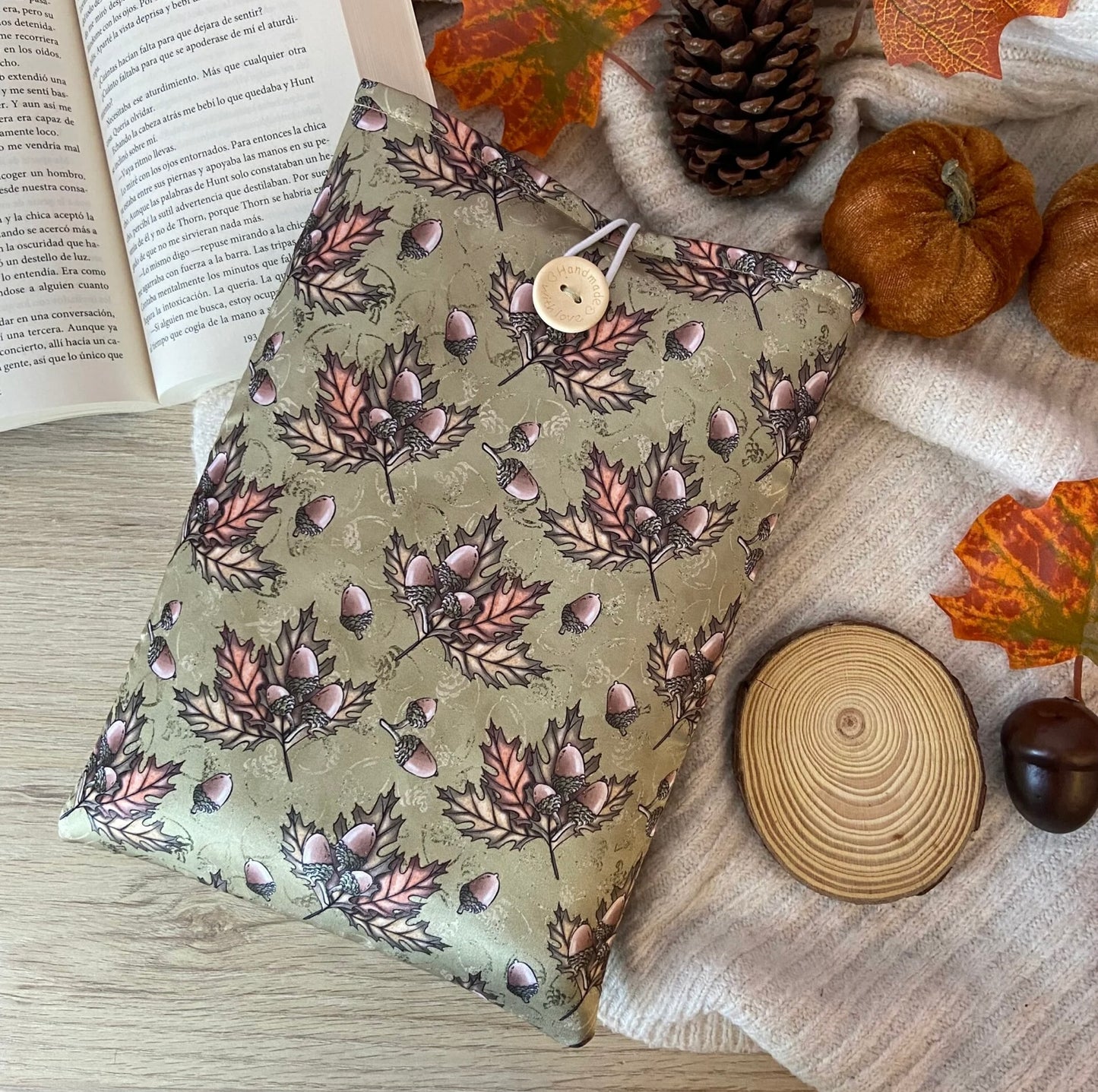 Funda literaria bellotas