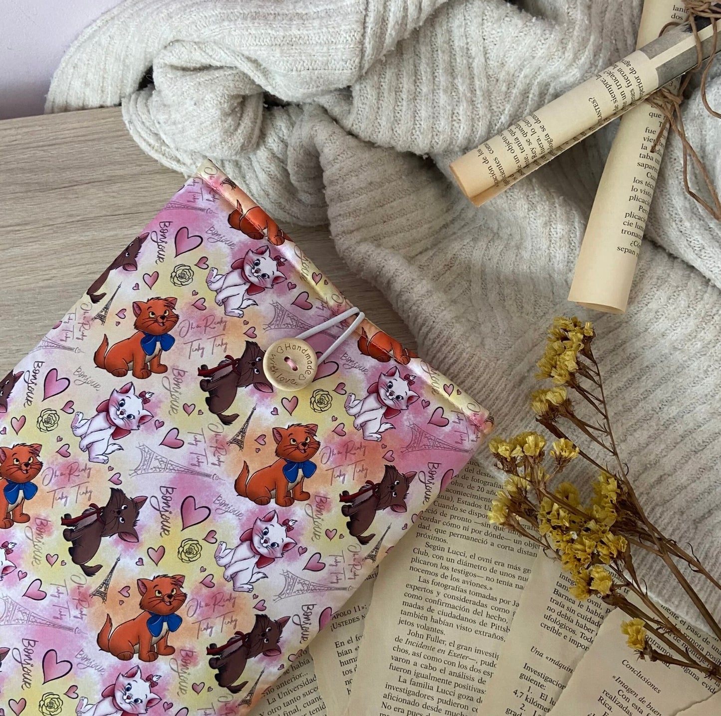 Funda literaria Aristogatos