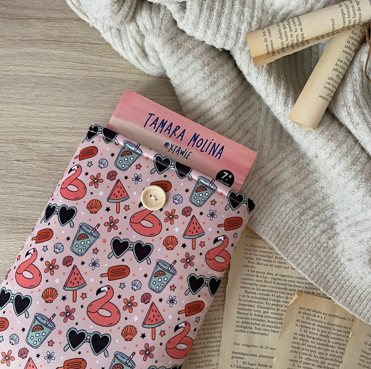 Funda literaria party beach