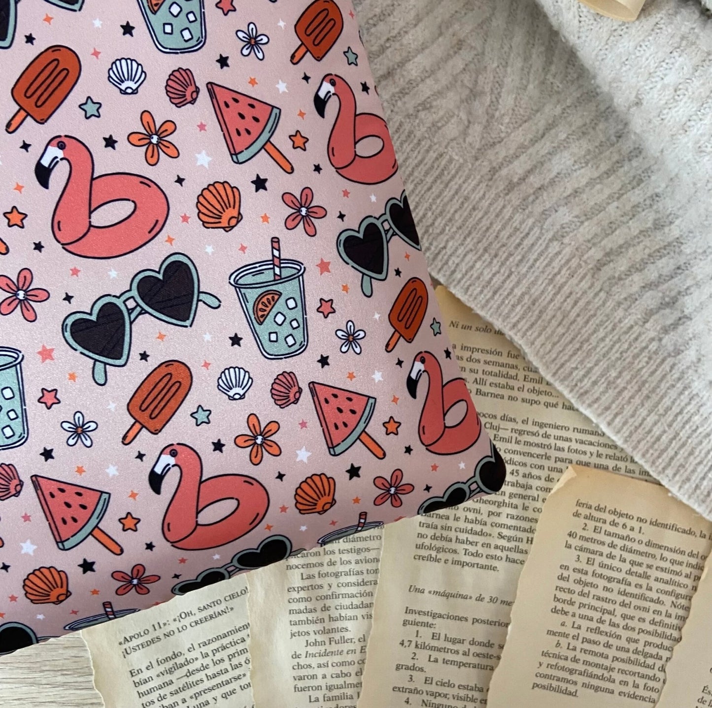 Funda literaria party beach