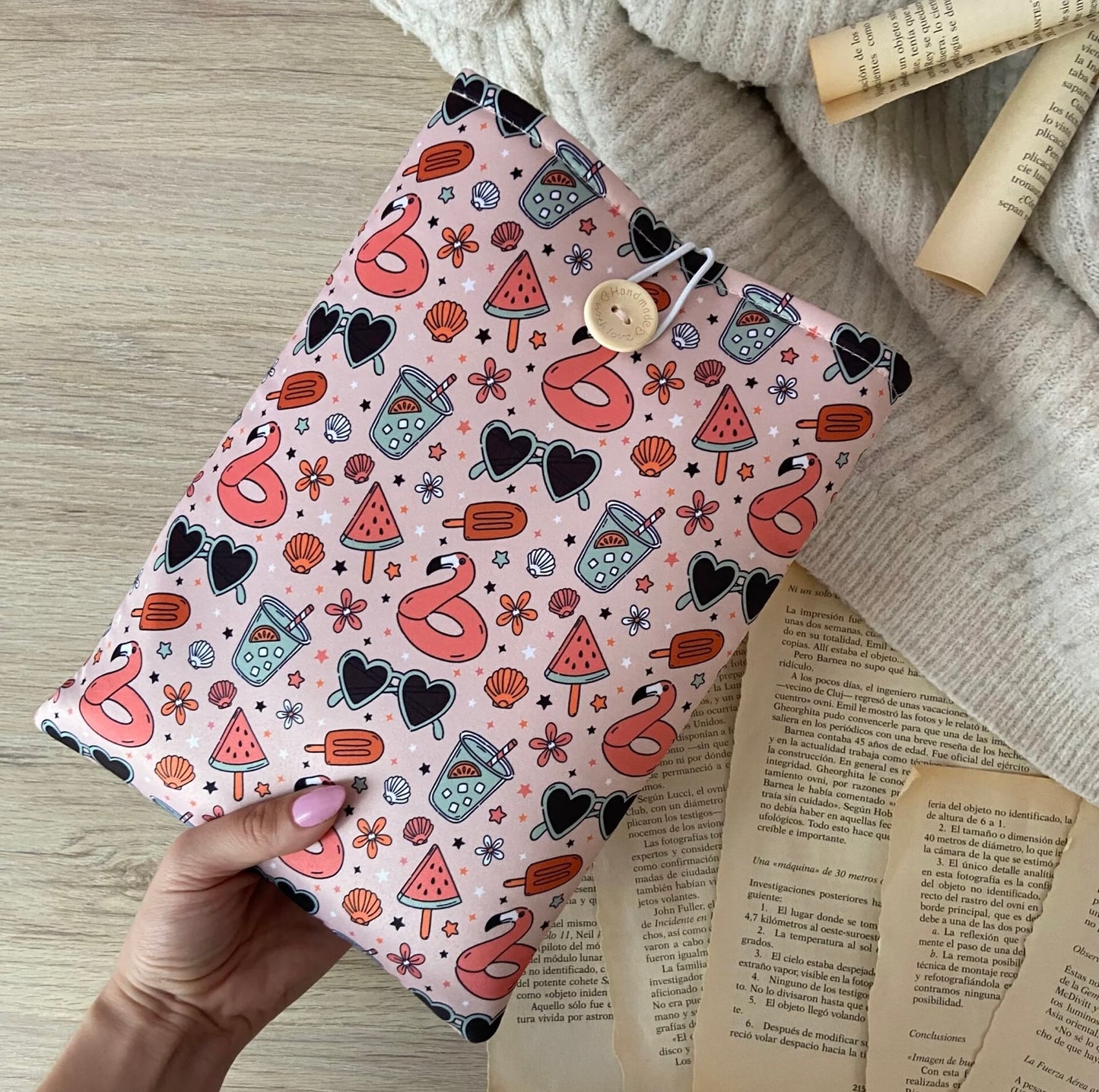 Funda literaria party beach
