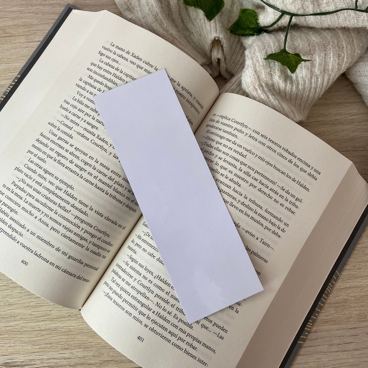 Marcapáginas Onyx Storm bookclub