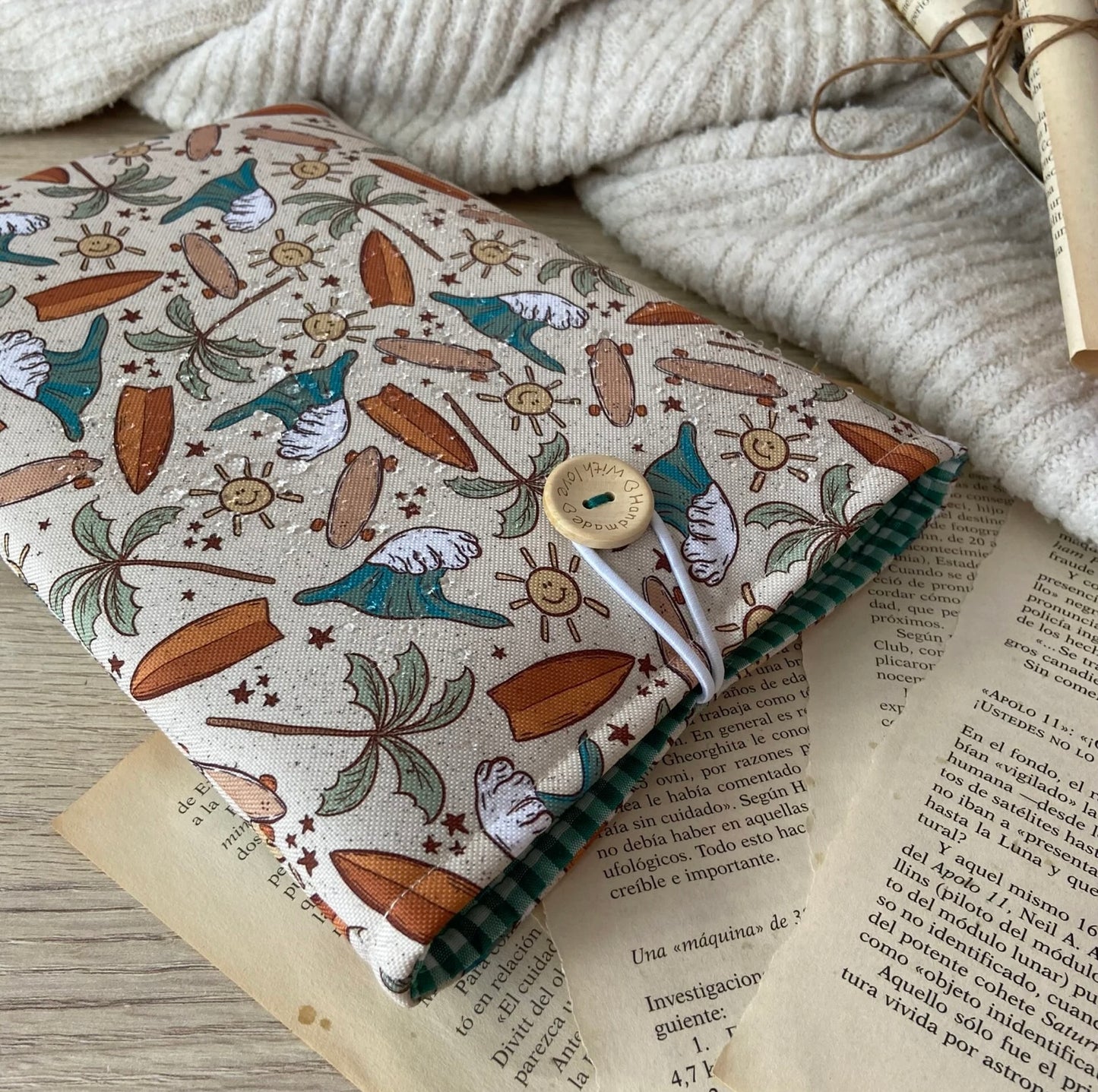 Funda literaria beach day impermeable
