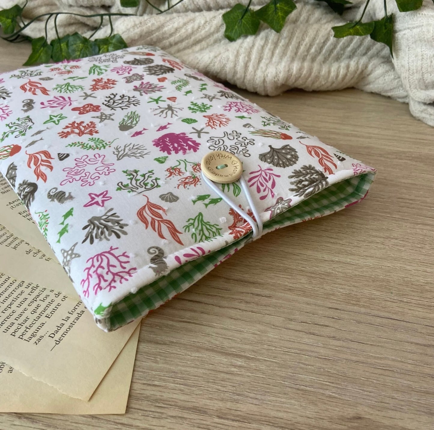 Funda literaria plumeti bajo el mar