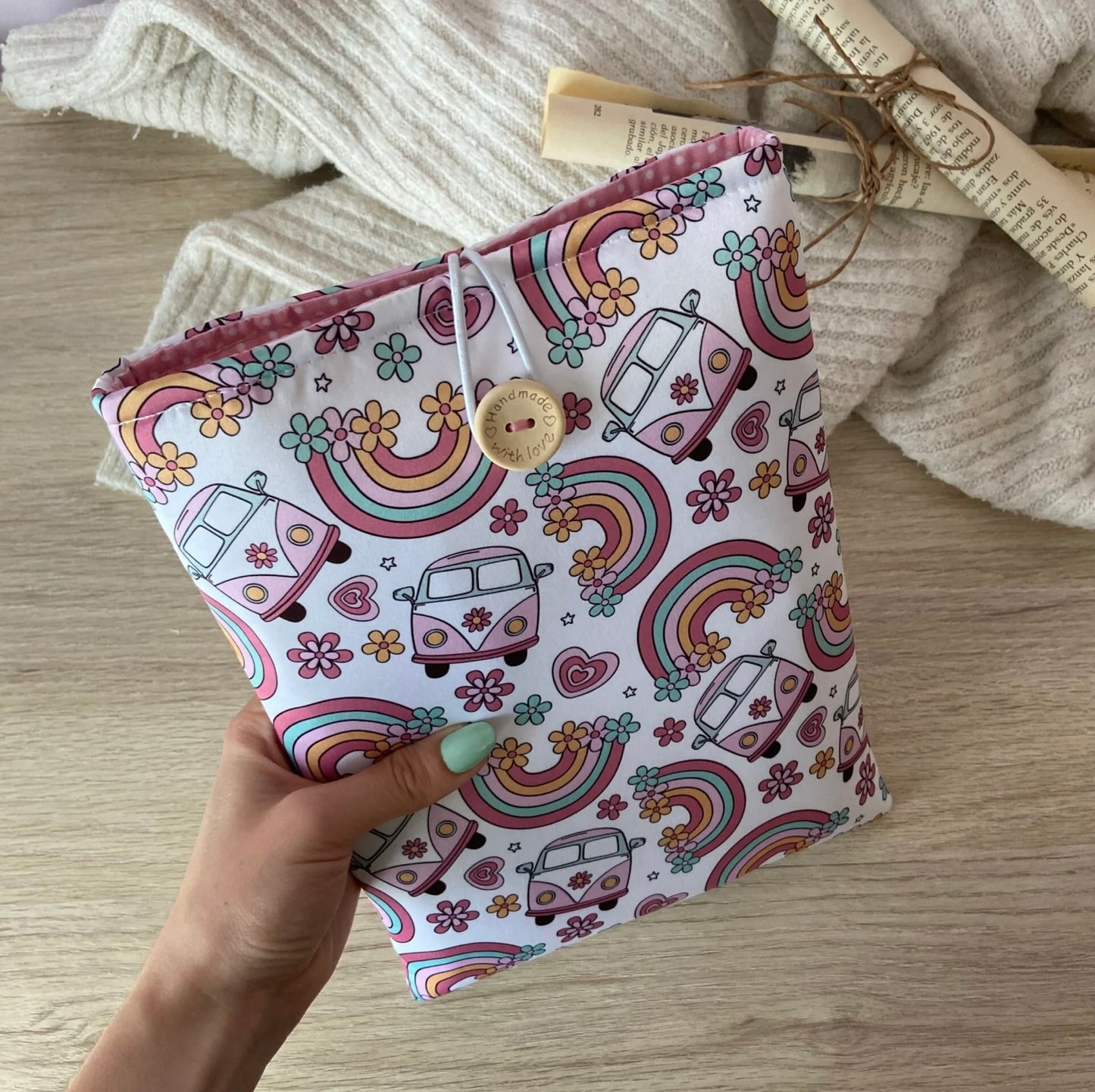 Funda literaria happiness