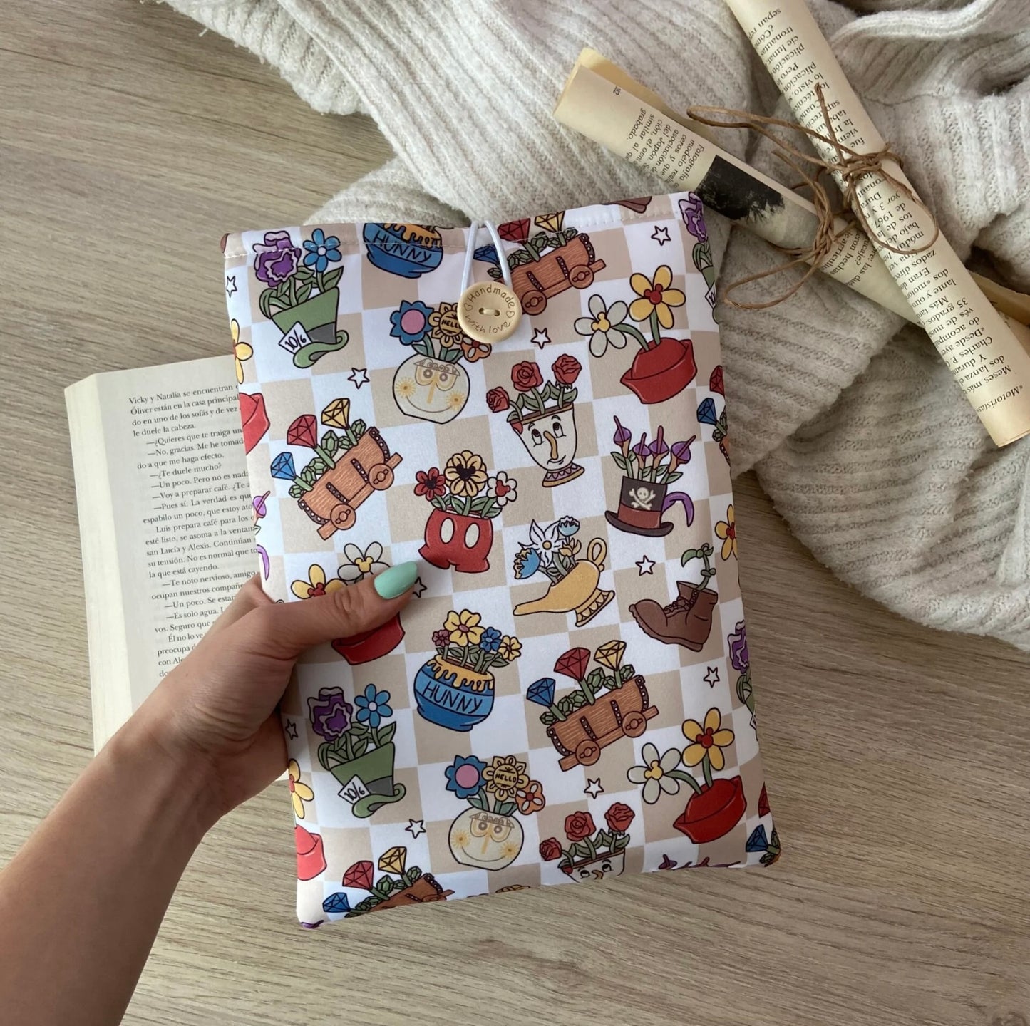 Funda literaria happy Disney