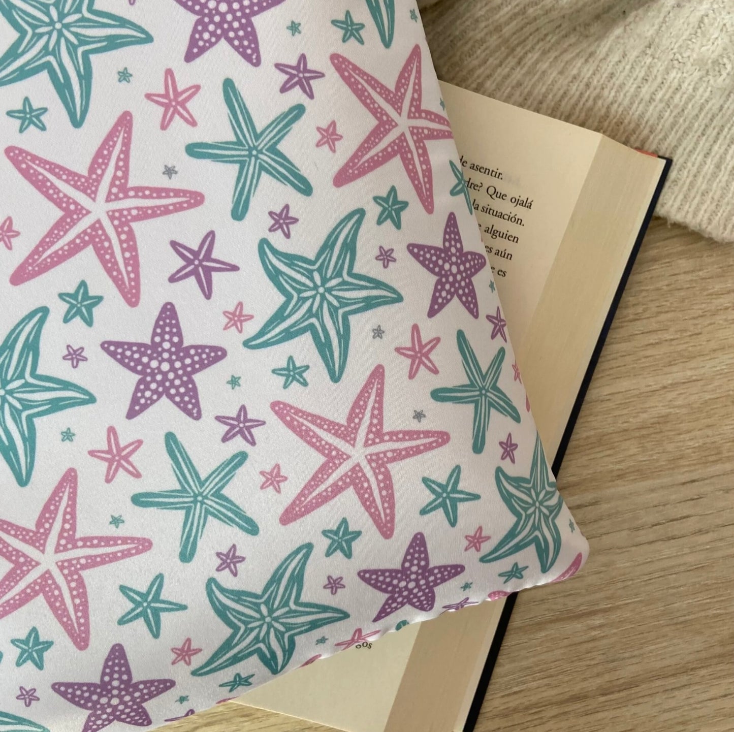 Funda literaria estrellas de mar