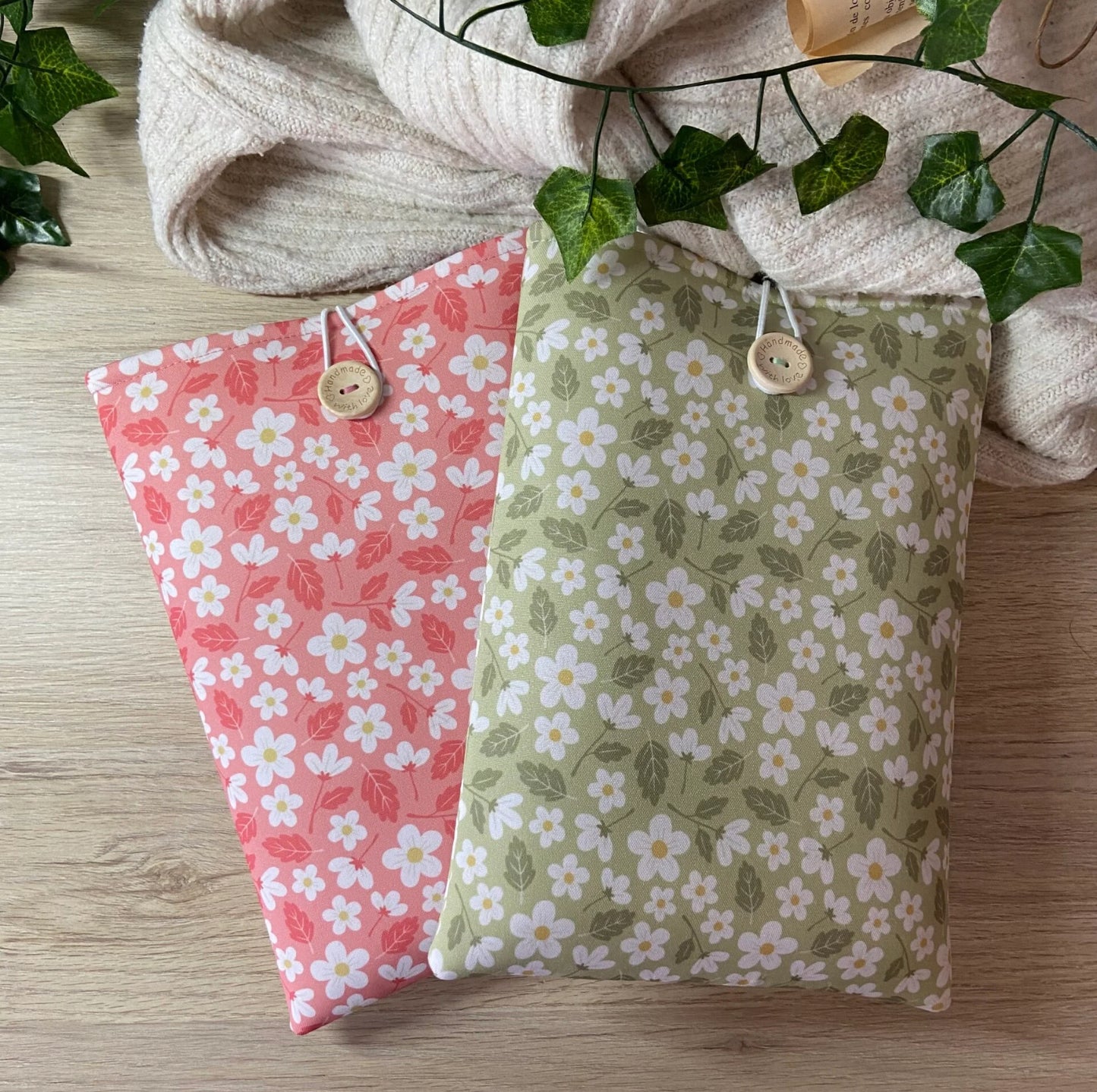 Funda literaria Iryna en verde