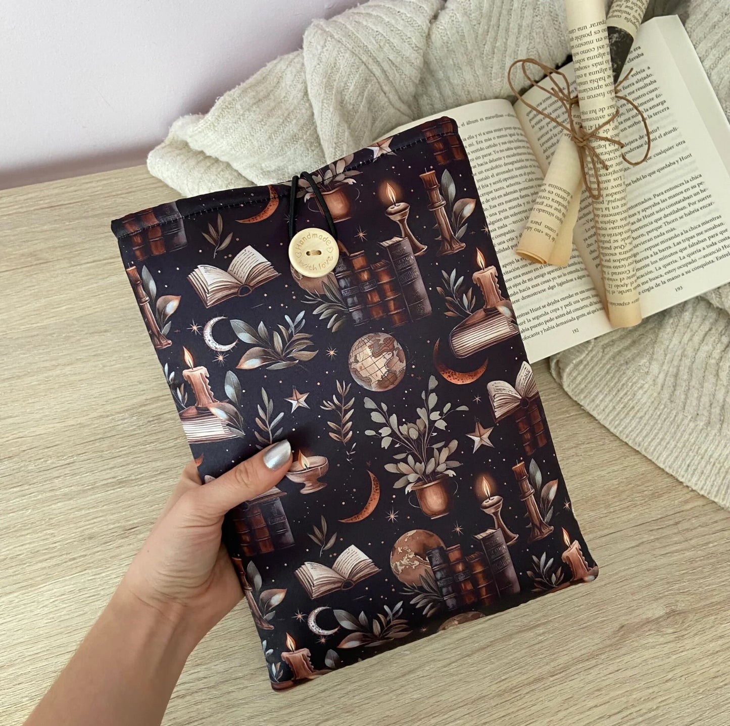 Funda literaria la librería mística
