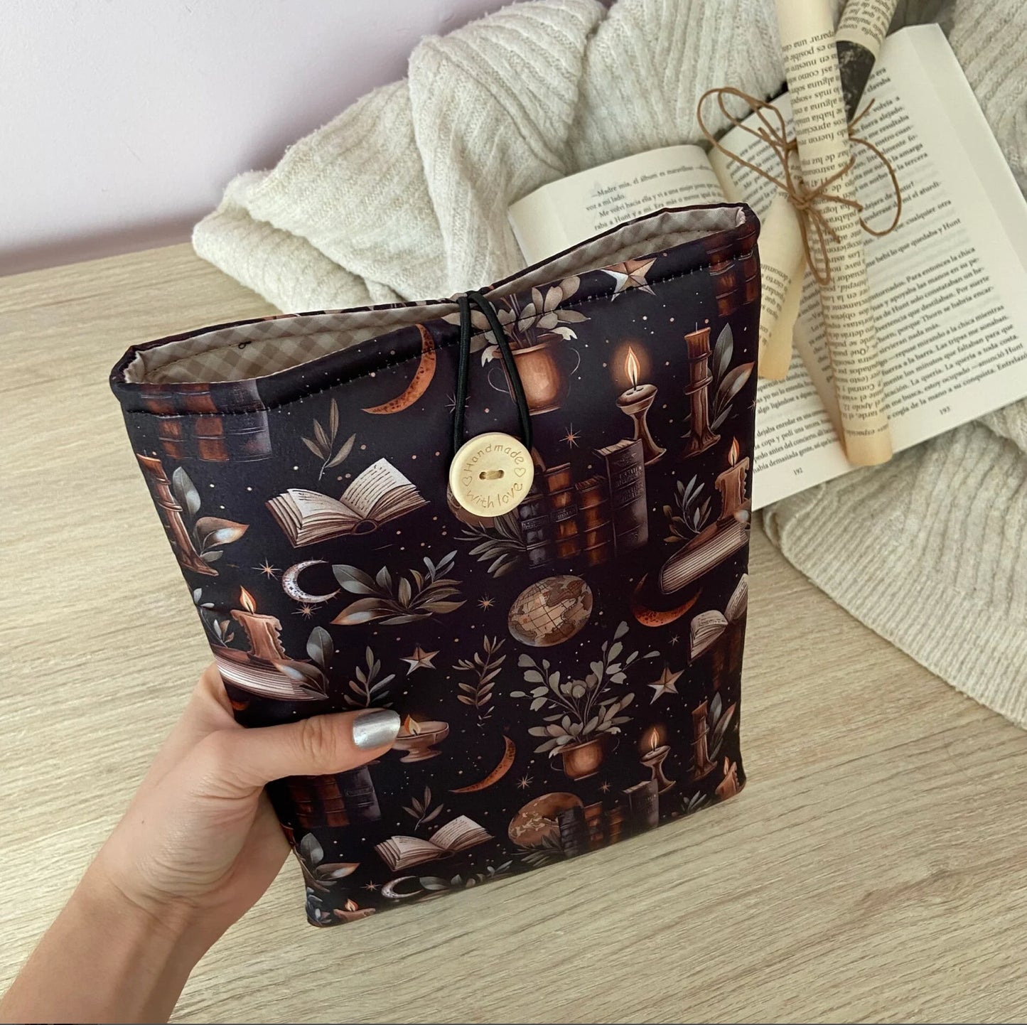 Funda literaria la librería mística