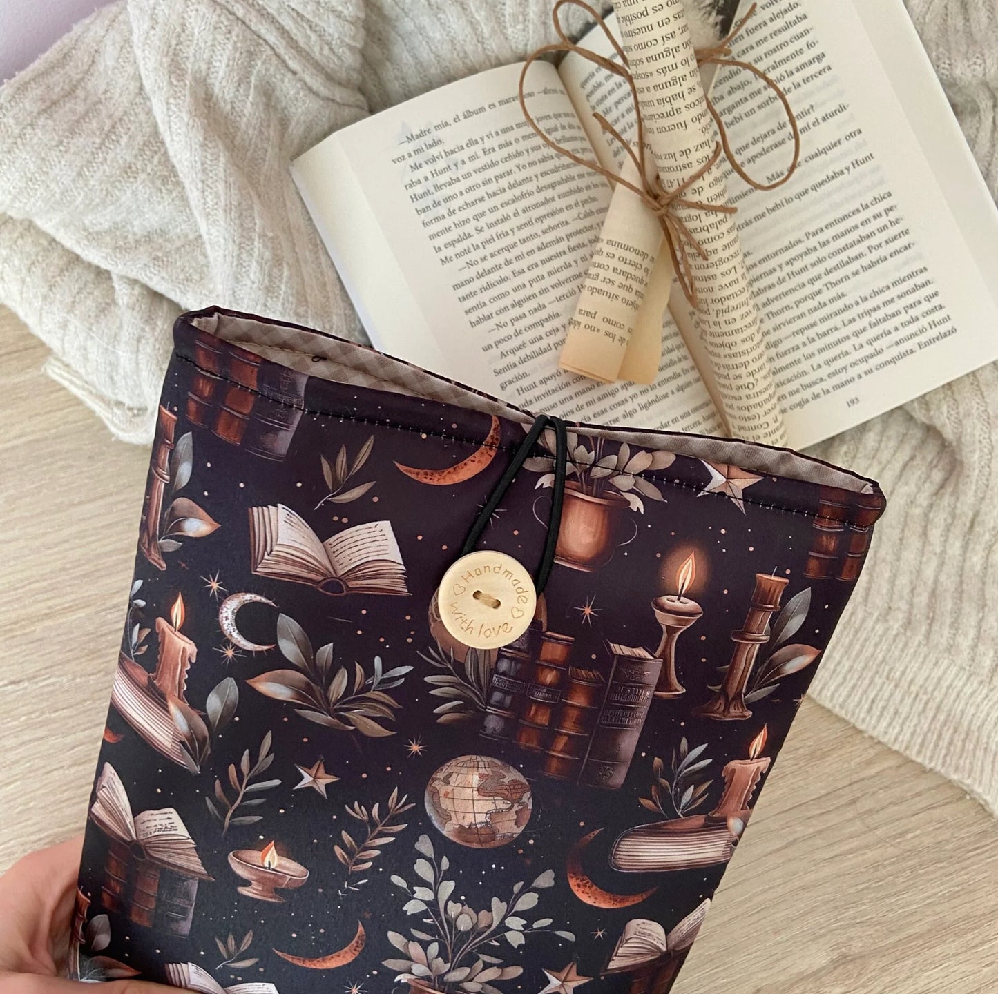 Funda literaria la librería mística