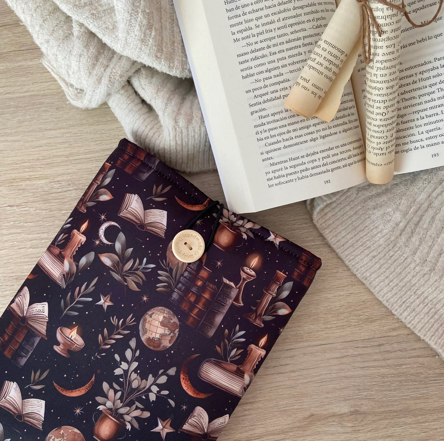 Funda literaria la librería mística