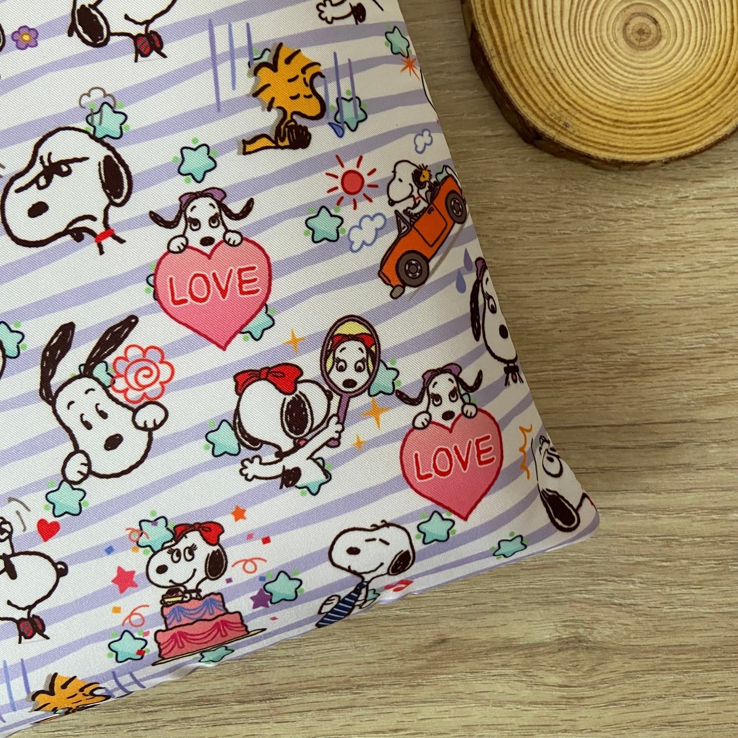 Funda literaria busy Snoopy