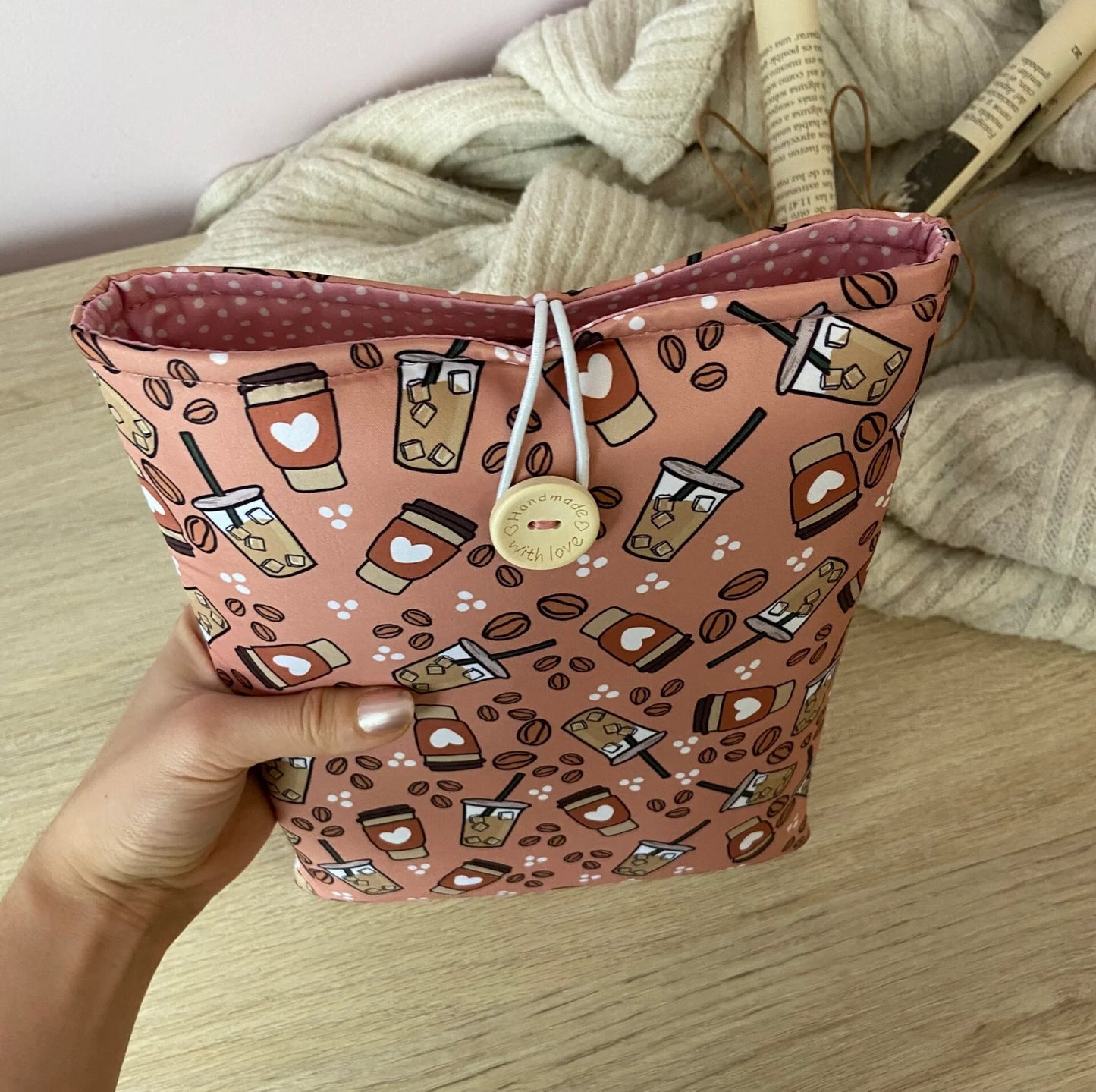 Funda literaria los cafés