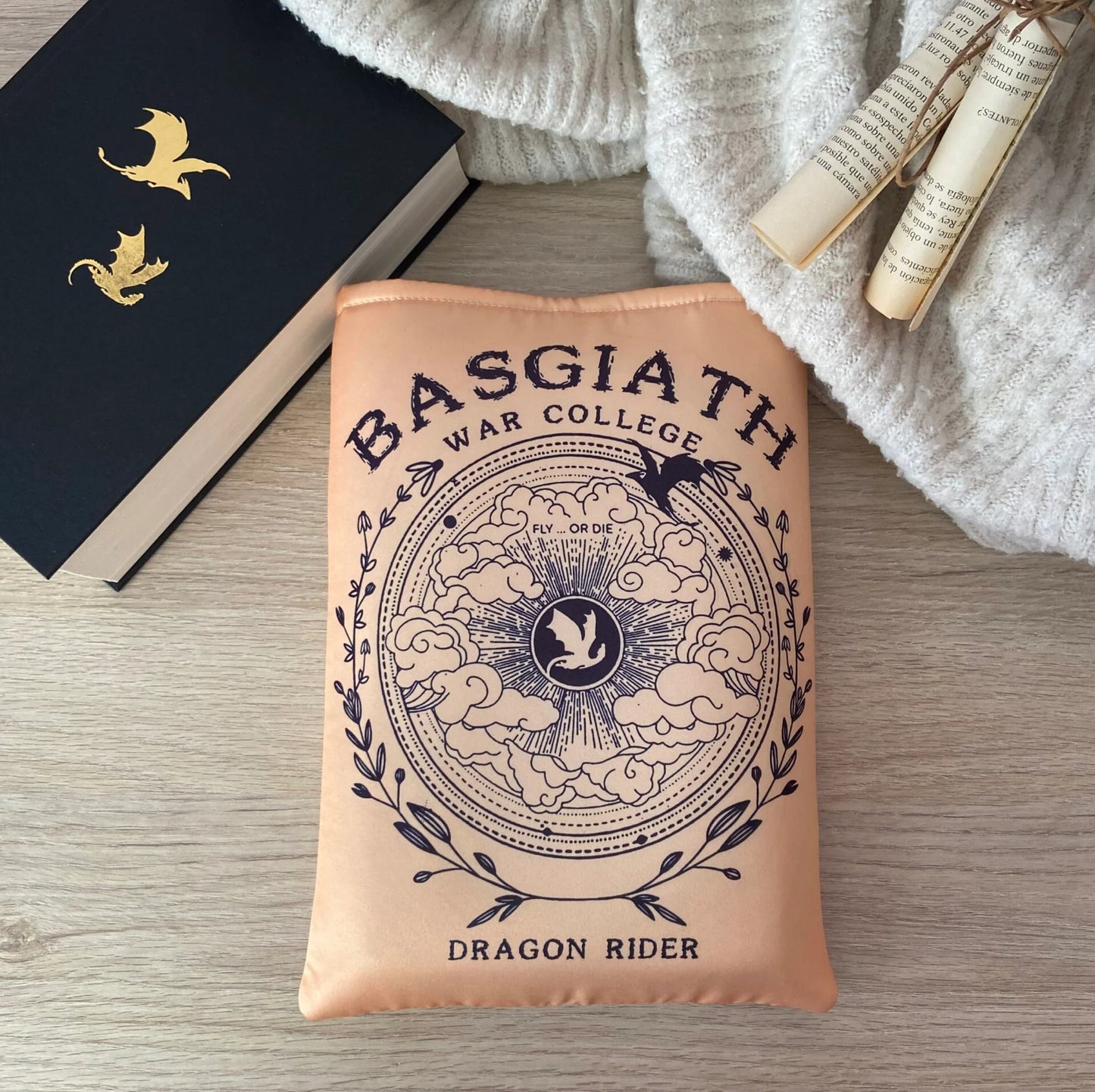 Funda literaria Alas de sangre