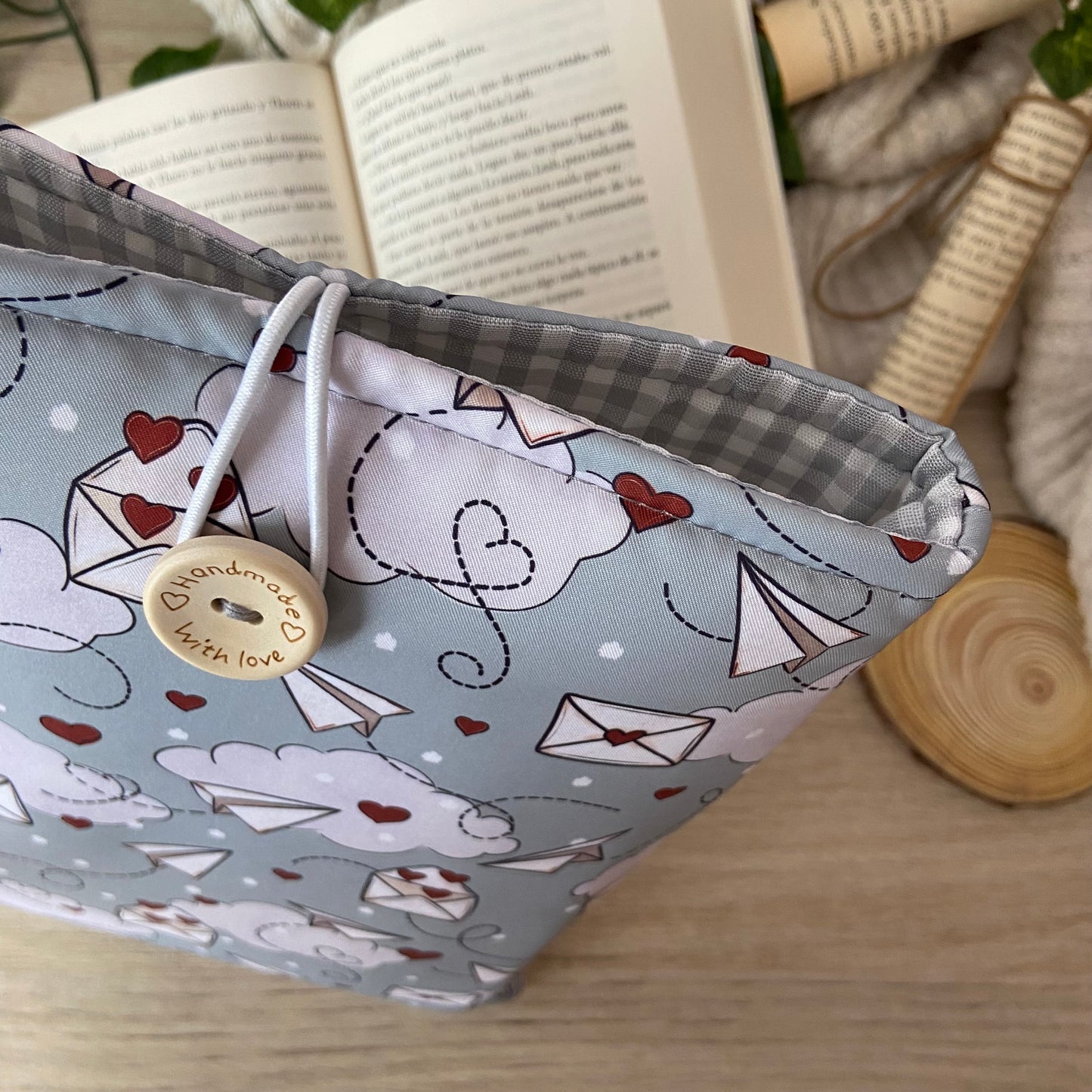 Funda literaria cartas de amor