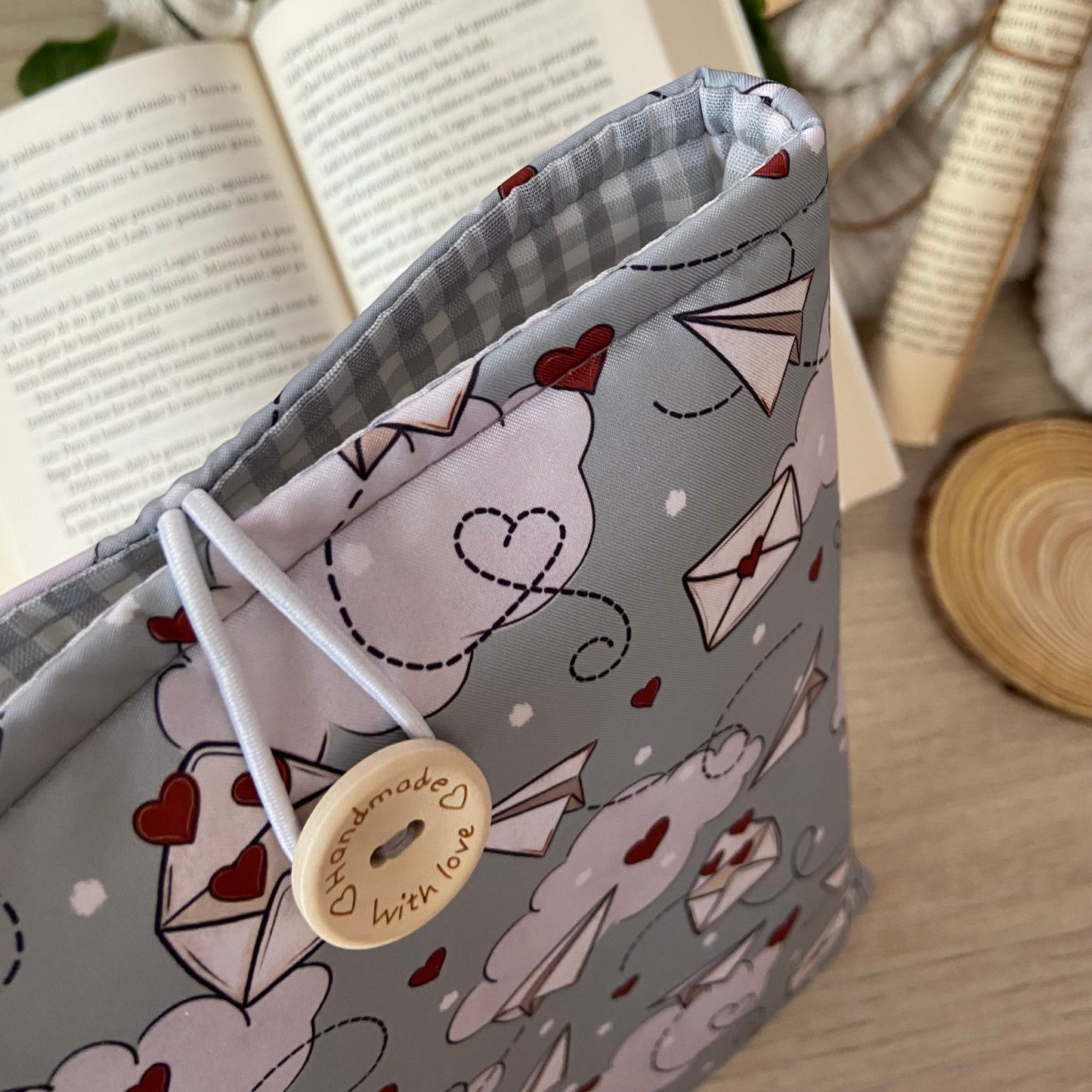 Funda literaria cartas de amor