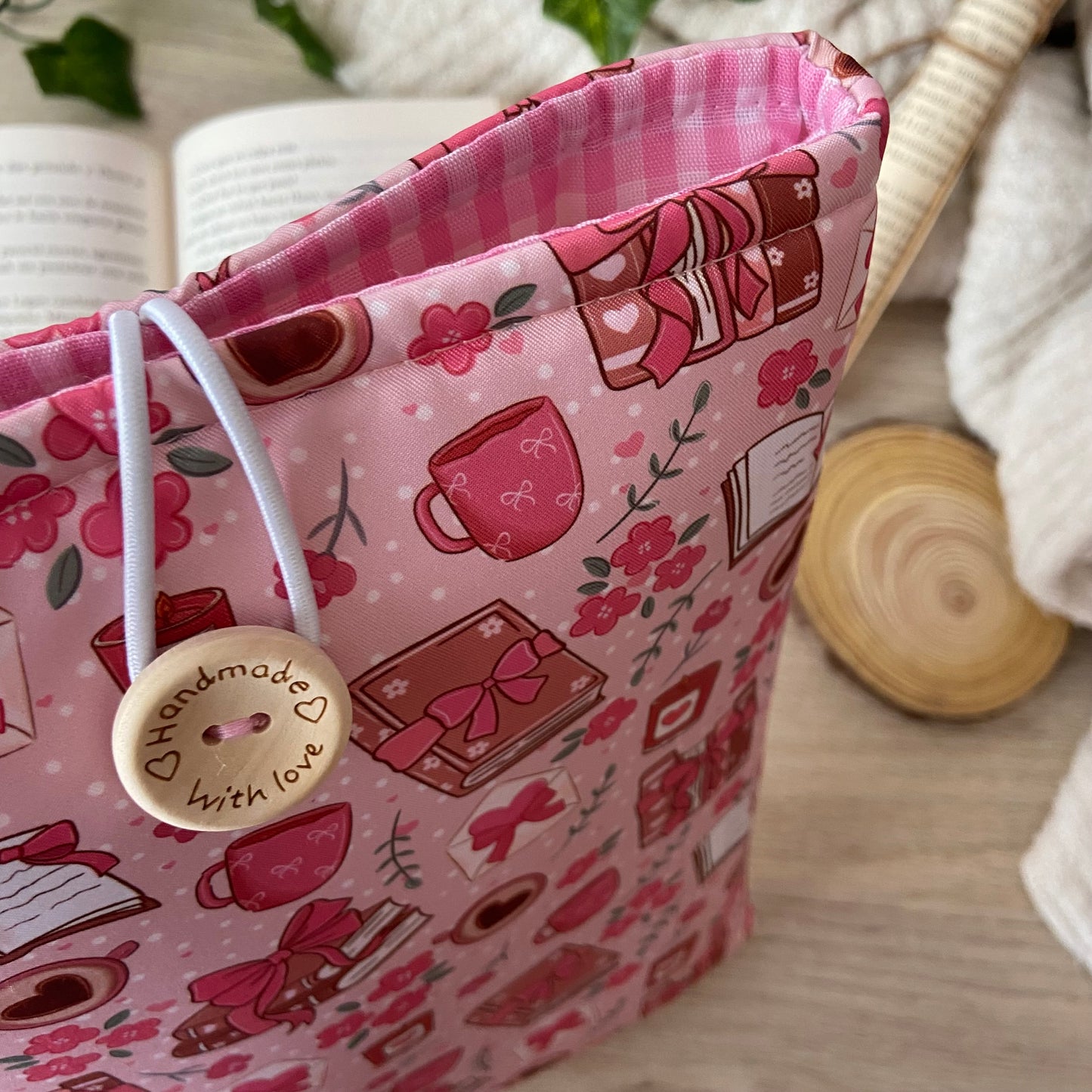 Funda literaria libros coquette