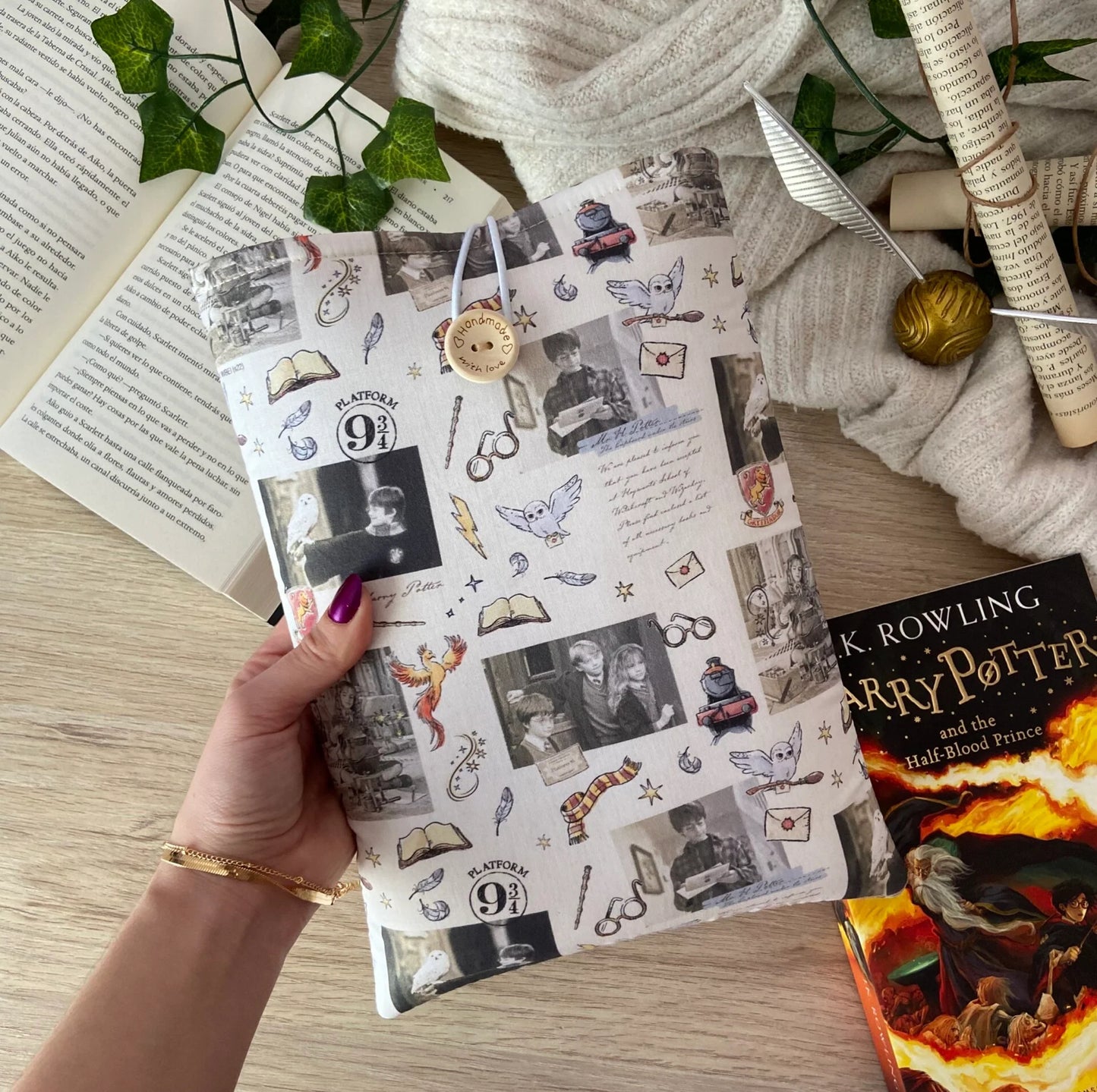 Funda literaria Harry Potter fotos