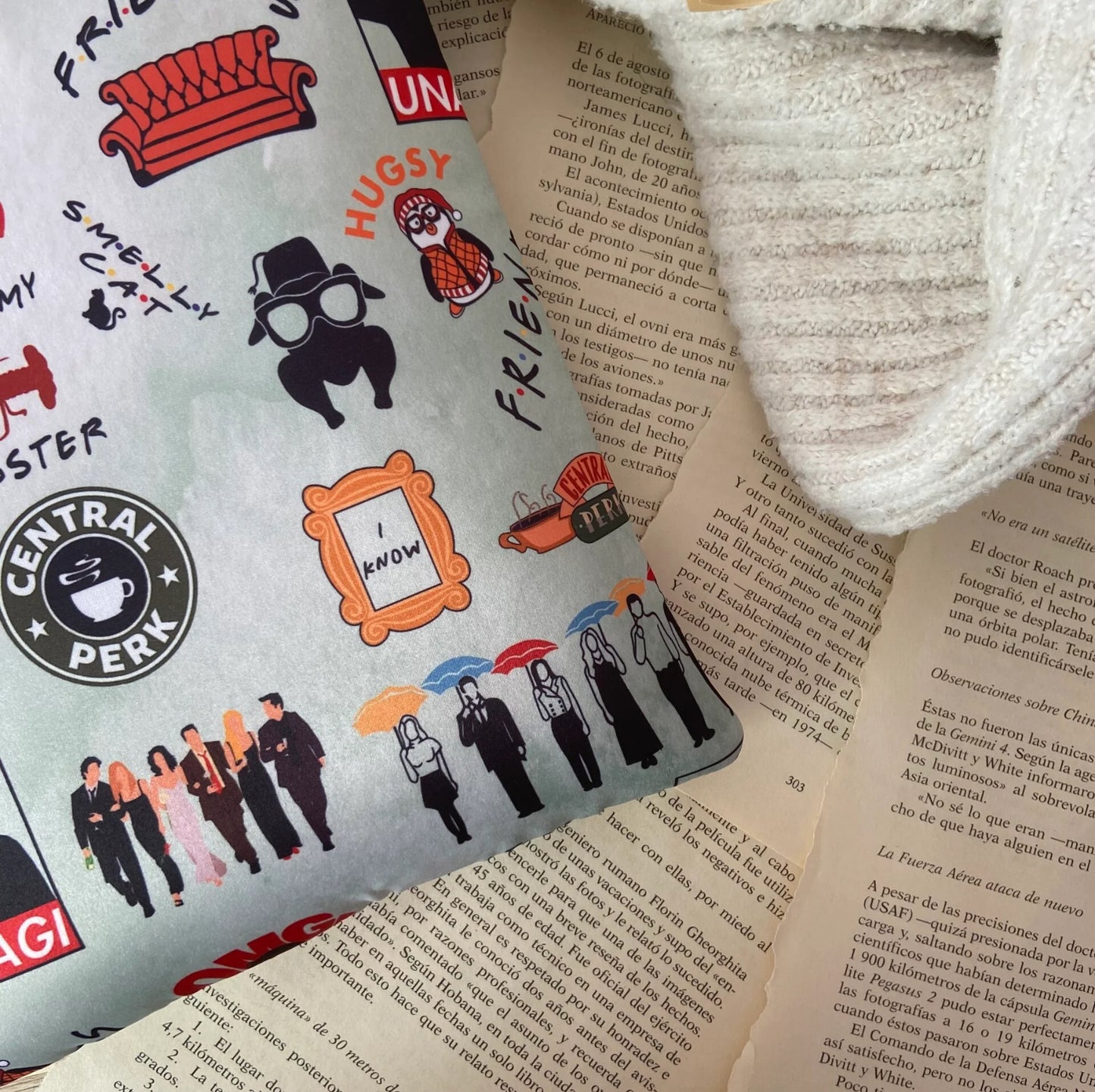 Funda literaria friends