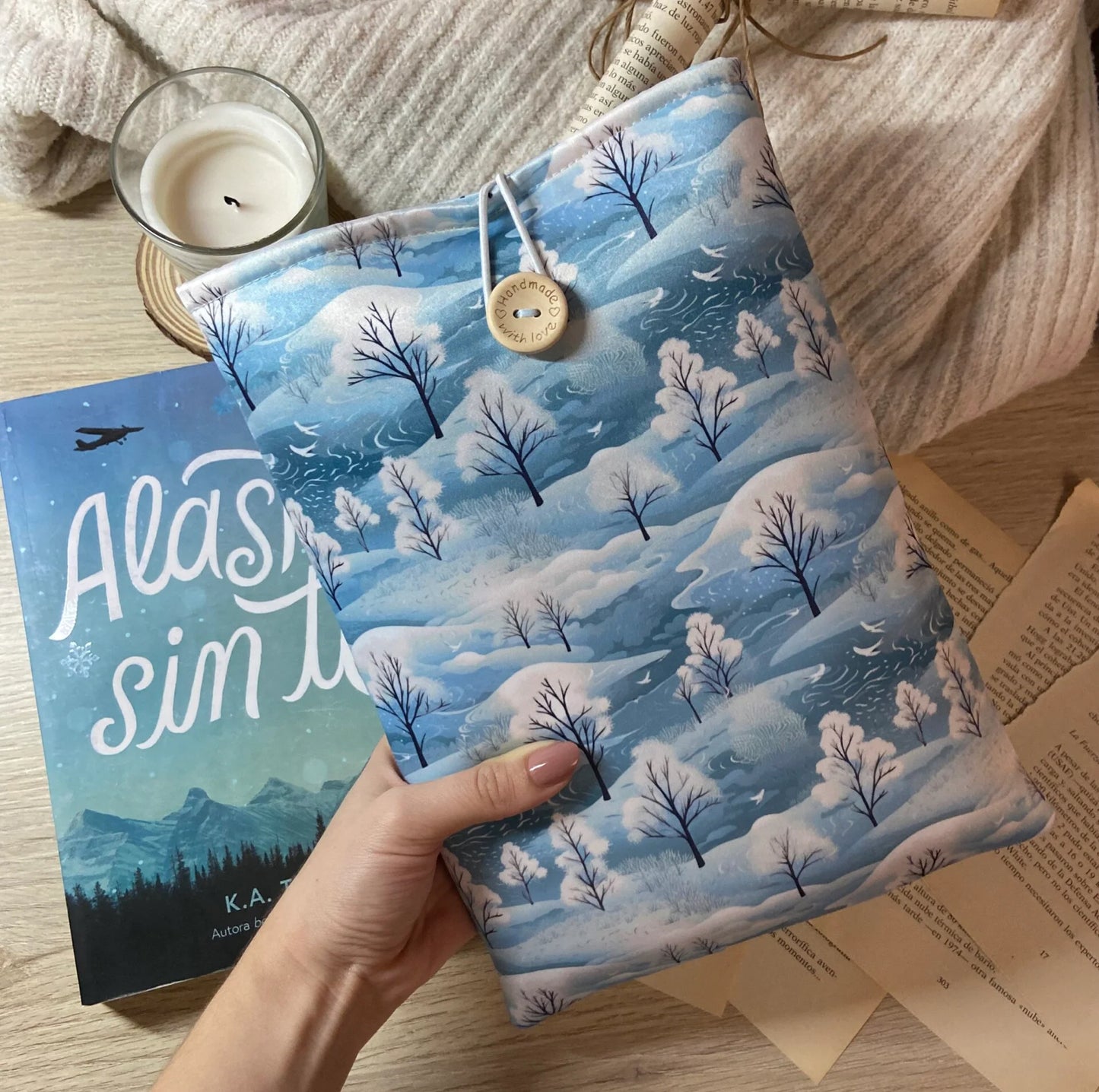 Funda literaria invernalia